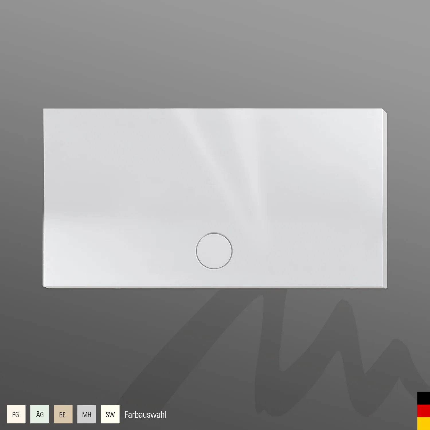 Mauersberger Duschwanne „davisi“ 1400 × 750 mm in Bahama-Beige