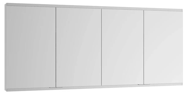 Royal Modular 2.0 800401170000500 Spiegelschrank unbeleuchtet Wandvorbau, 2 Steckd./2 USB 1700 × 700 × 120 mm silber-eloxiert