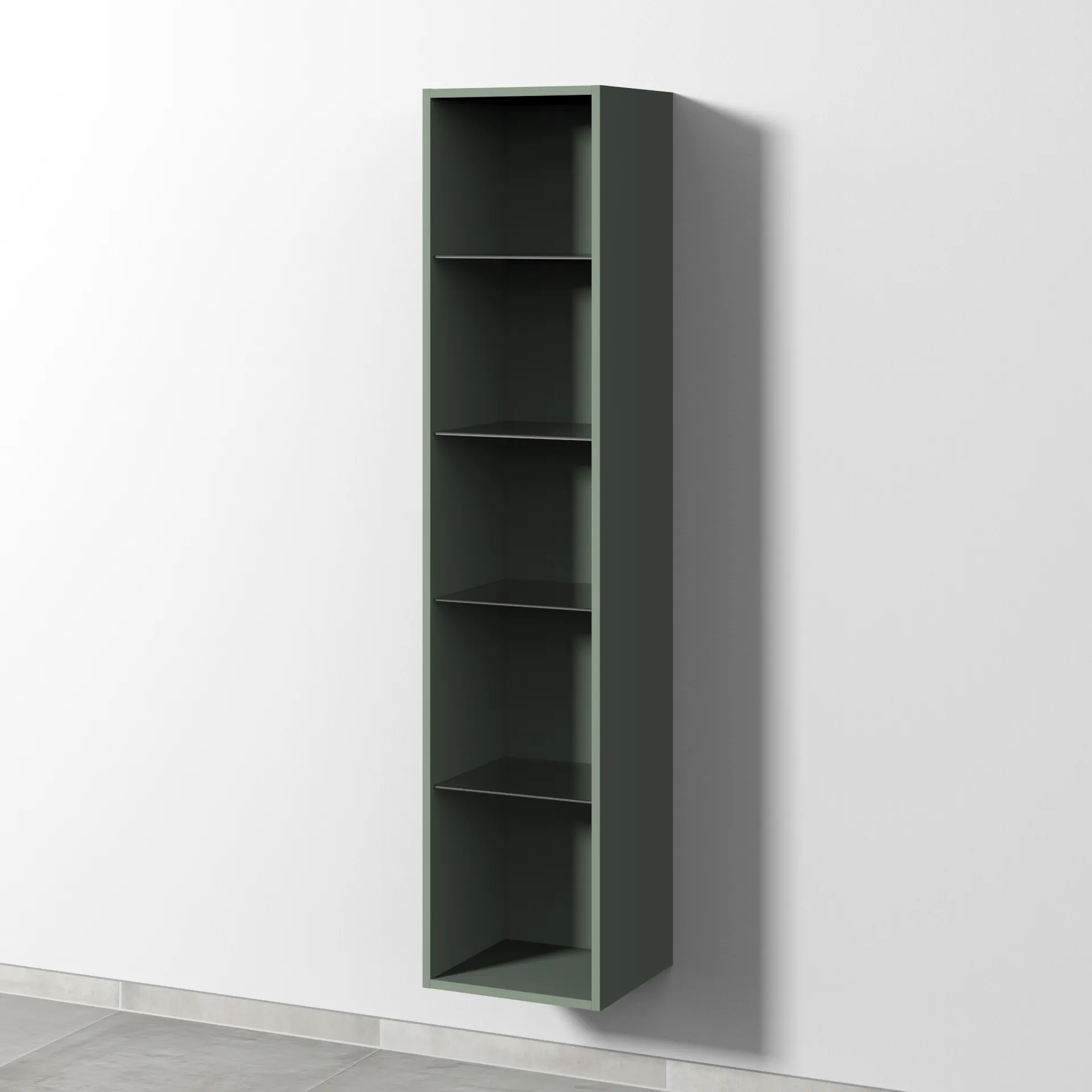 Sanipa Regal „2morrow“ 350 × 1615 × 328 mm in Soft-Green