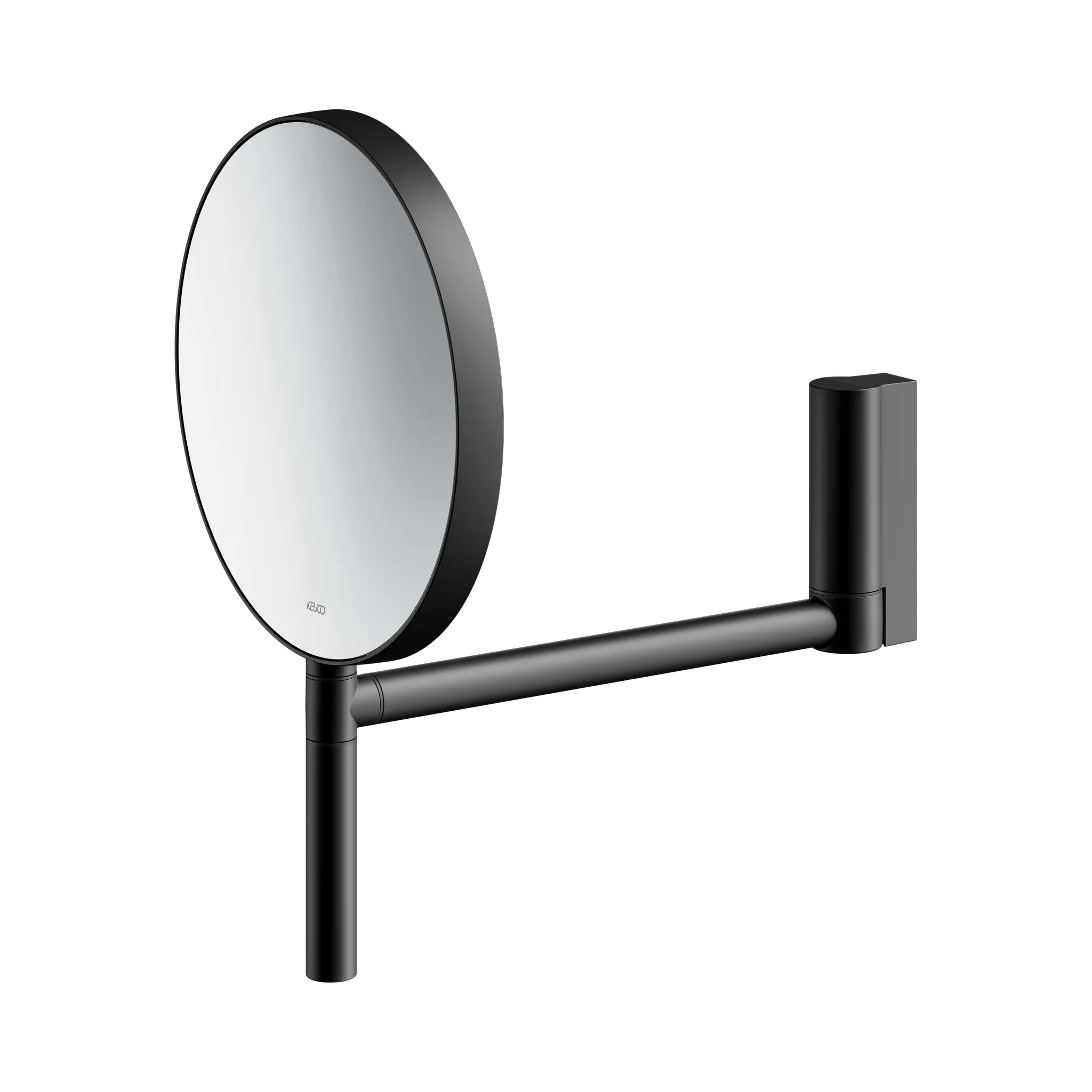 KEUCO Kosmetikspiegel „Plan“ Rund, ohne Beleuchtung in Schwarz, ⌀ 193 mm KEUCO Kosmetikspiegel „Plan“ Rund, ohne Beleuchtung in Schwarz, ⌀ 193 mm