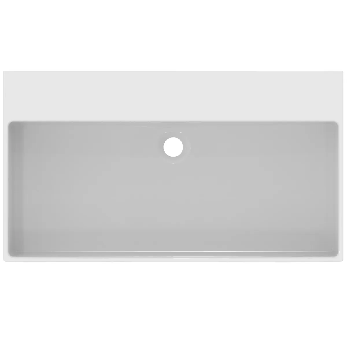 Waschbecken „Extra“ 81,5 × 45 × 15 cm in Weiß Waschbecken „Extra“ 81,5 × 45 × 15 cm in Weiß