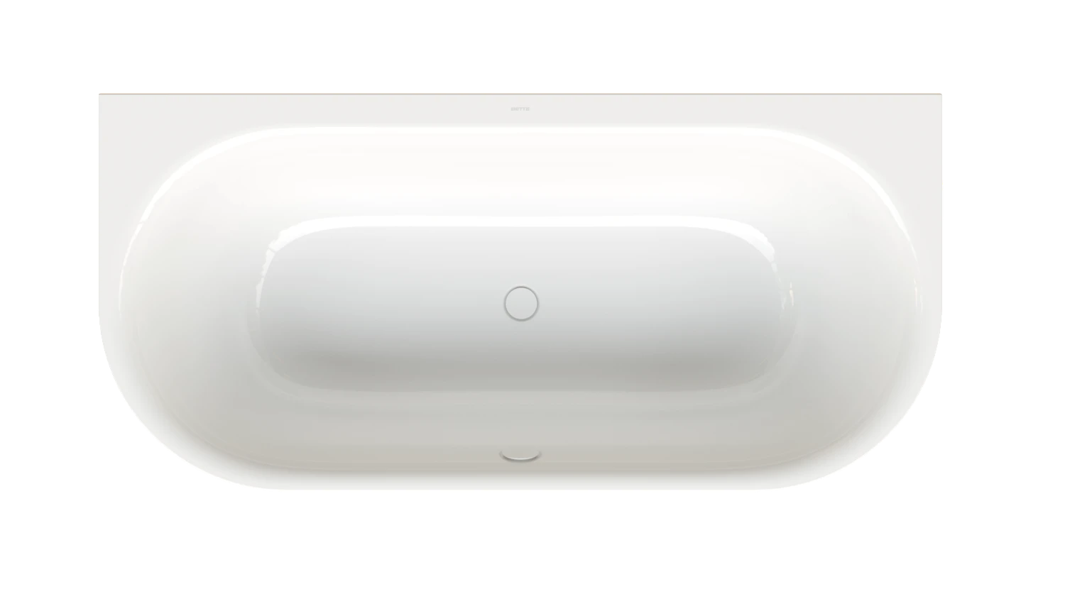 Bette oval Badewanne „BetteLux Oval I Silhouette“ 180 × 85 cm in Weiß