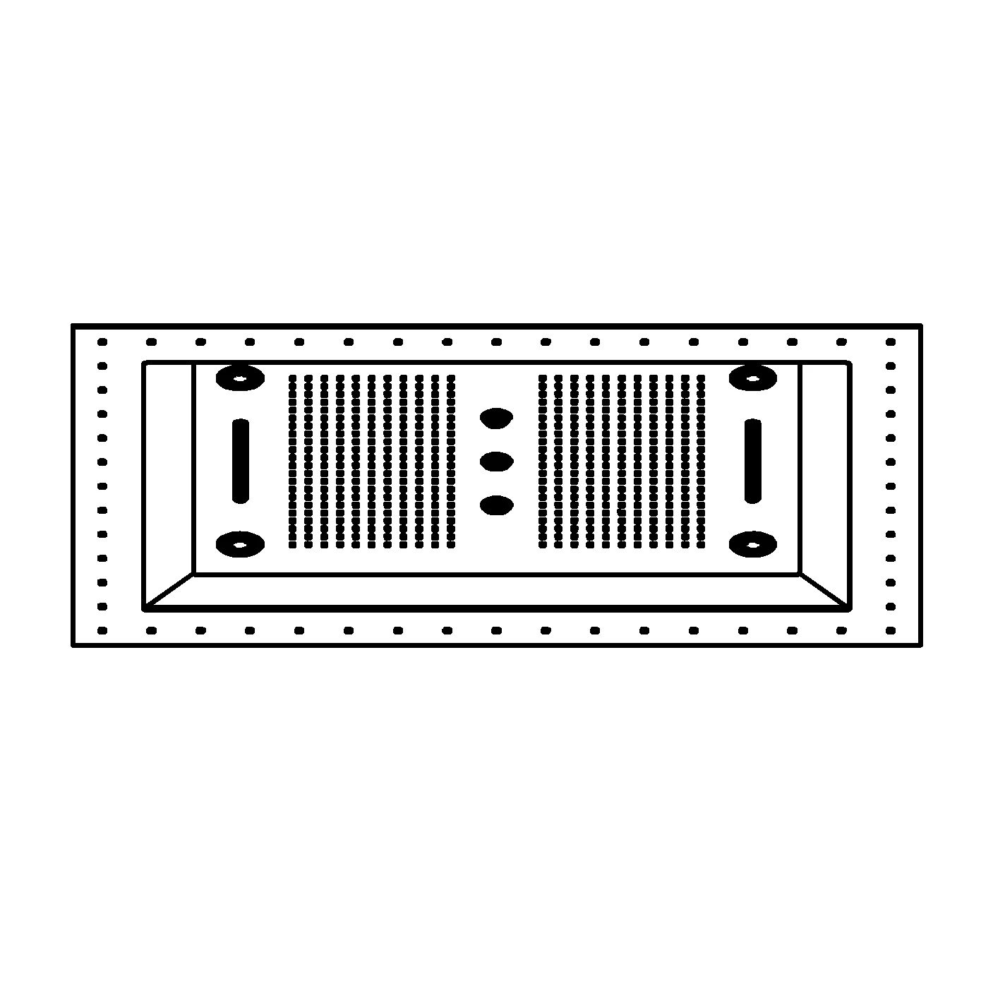 Deckenbrause Rainshower Aqua 40" AquaSymphony 26863, 6+ Strahlarten mit Licht, ohne Rohbau-Set, chrom