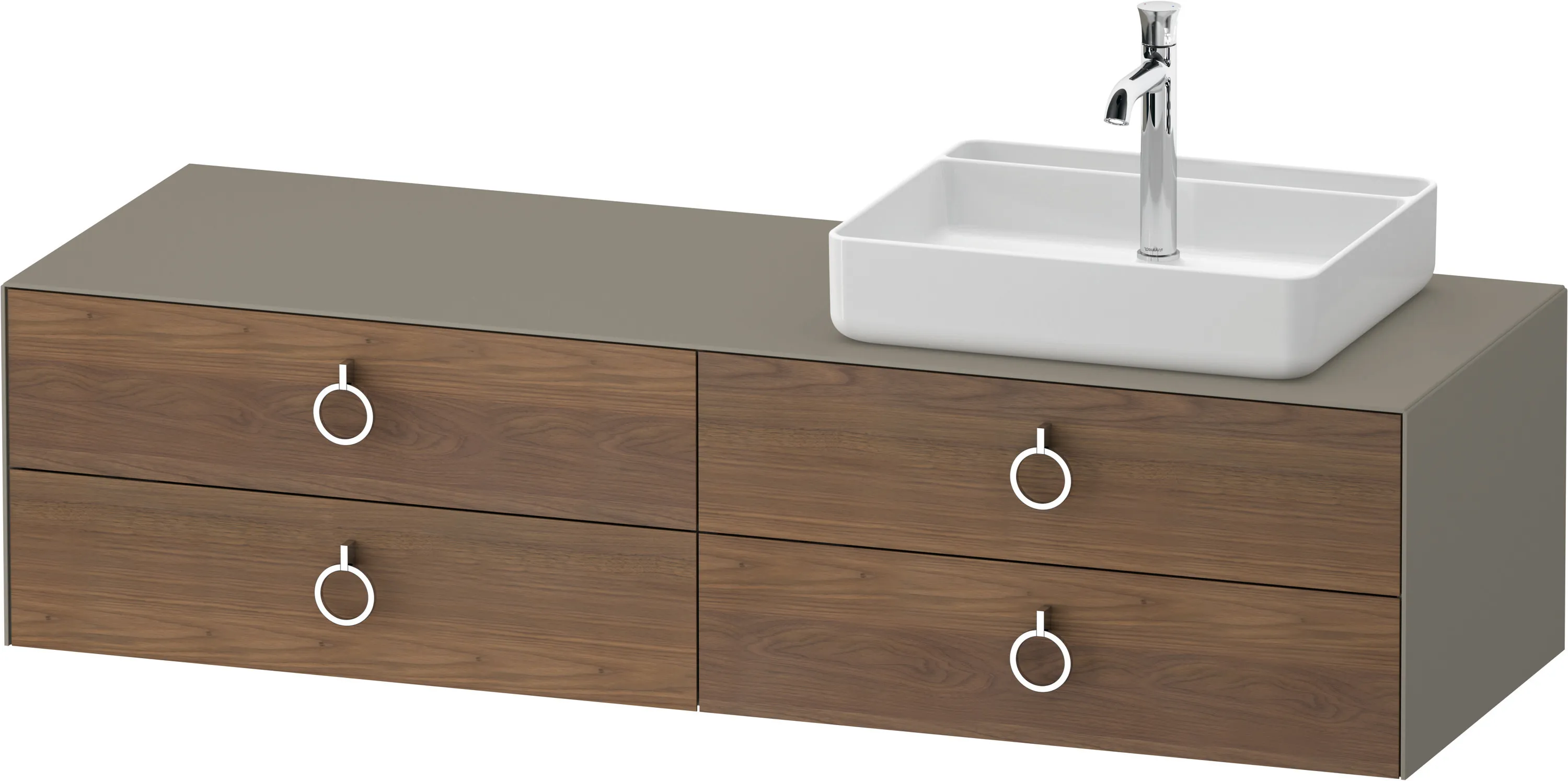 Duravit Waschtischunterschrank „White Tulip“, mit Beleuchtung