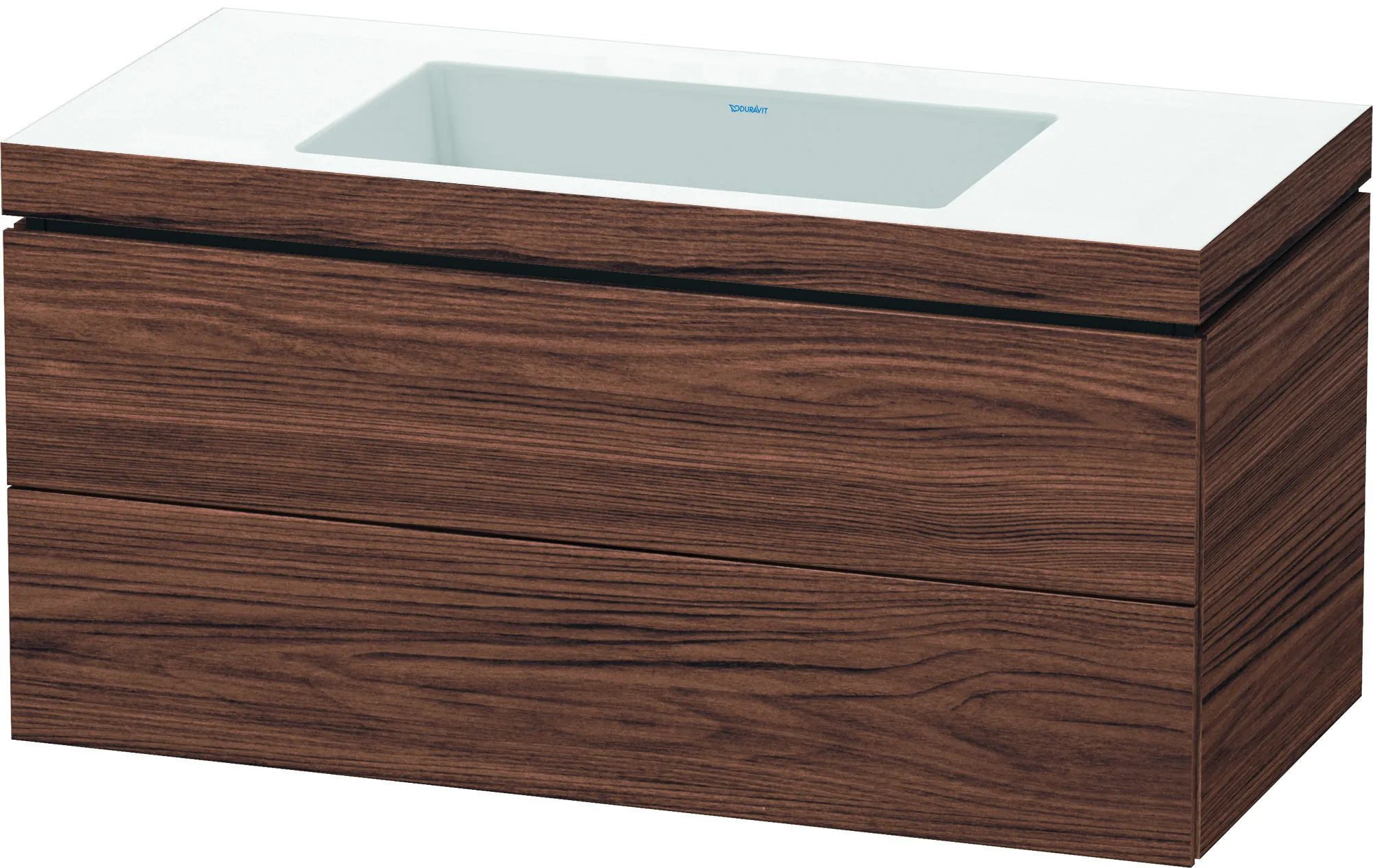 Duravit Möbelset c-shaped Set wandhängend wandhängend „L-Cube“ 100 × 50 × 48 cm Nussbaum Dunkel Duravit Möbelset c-shaped Set wandhängend wandhängend „L-Cube“ 100 × 50 × 48 cm Nussbaum Dunkel