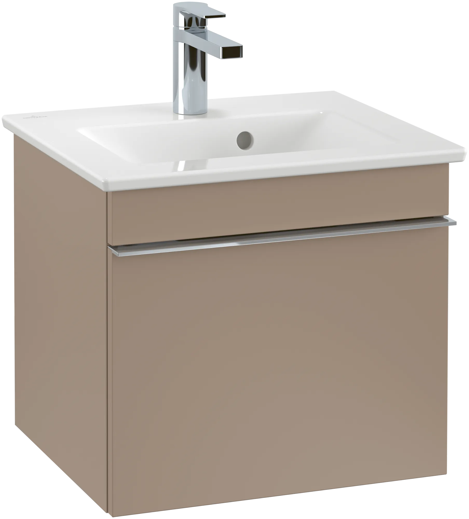 Villeroy & Boch Handwaschbecken „Venticello“ 500 × 420 × 150 mm, mit Hahnlochbohrung, Hahnlochposition mittig in Weiß Alpin Villeroy & Boch Handwaschbecken „Venticello“ 500 × 420 × 150 mm, mit Hahnlochbohrung, Hahnlochposition mittig in Weiß Alpin