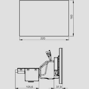 SANIT Glasplatte mit Infrarot Sensor INEO SCOP SANIT Glasplatte mit Infrarot Sensor INEO SCOP