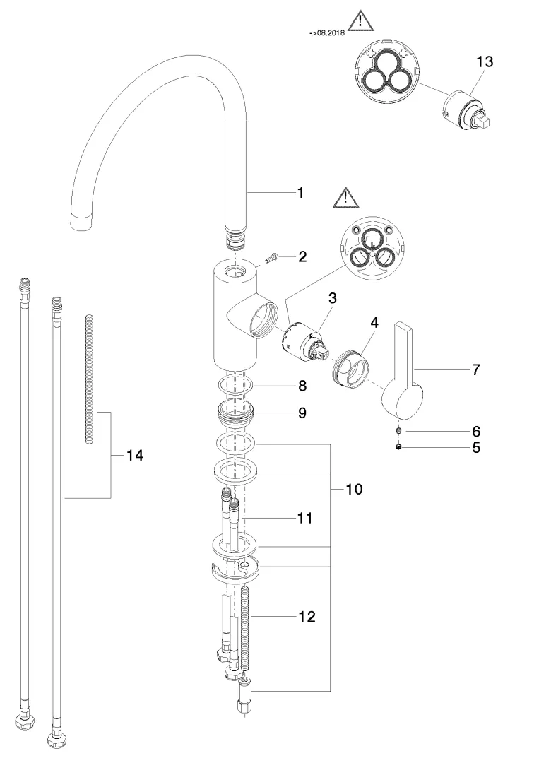 Dornbracht Einhebelmischer TARA ULTRA, Dark Brass gebürstet PVD, Ausladung 241 mm, schwenkbarer Auslauf 360°, Armaturenhöhe 393 mm, Bohrungsdurchmesser 35 mm, max. Durchfluss 8 l/min bei 3 bar Fließdruck Dornbracht Einhebelmischer TARA ULTRA, Dark Brass gebürstet PVD, Ausladung 241 mm, schwenkbarer Auslauf 360°, Armaturenhöhe 393 mm, Bohrungsdurchmesser 35 mm, max. Durchfluss 8 l/min bei 3 bar Fließdruck