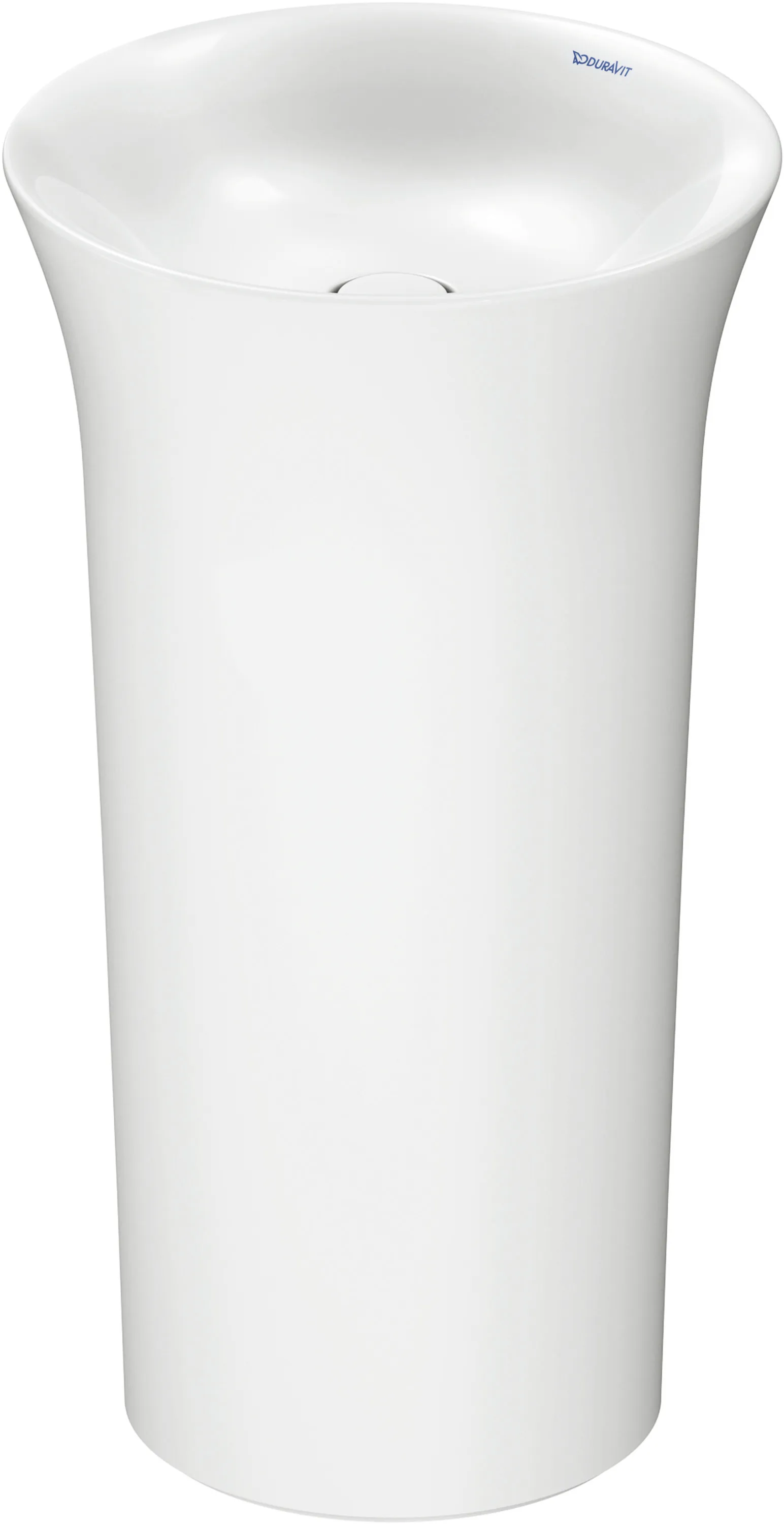 WT freisteh.,500mm White Tulip,Weiß ohneÜL,o.HLB,ohne Öffnung hinten