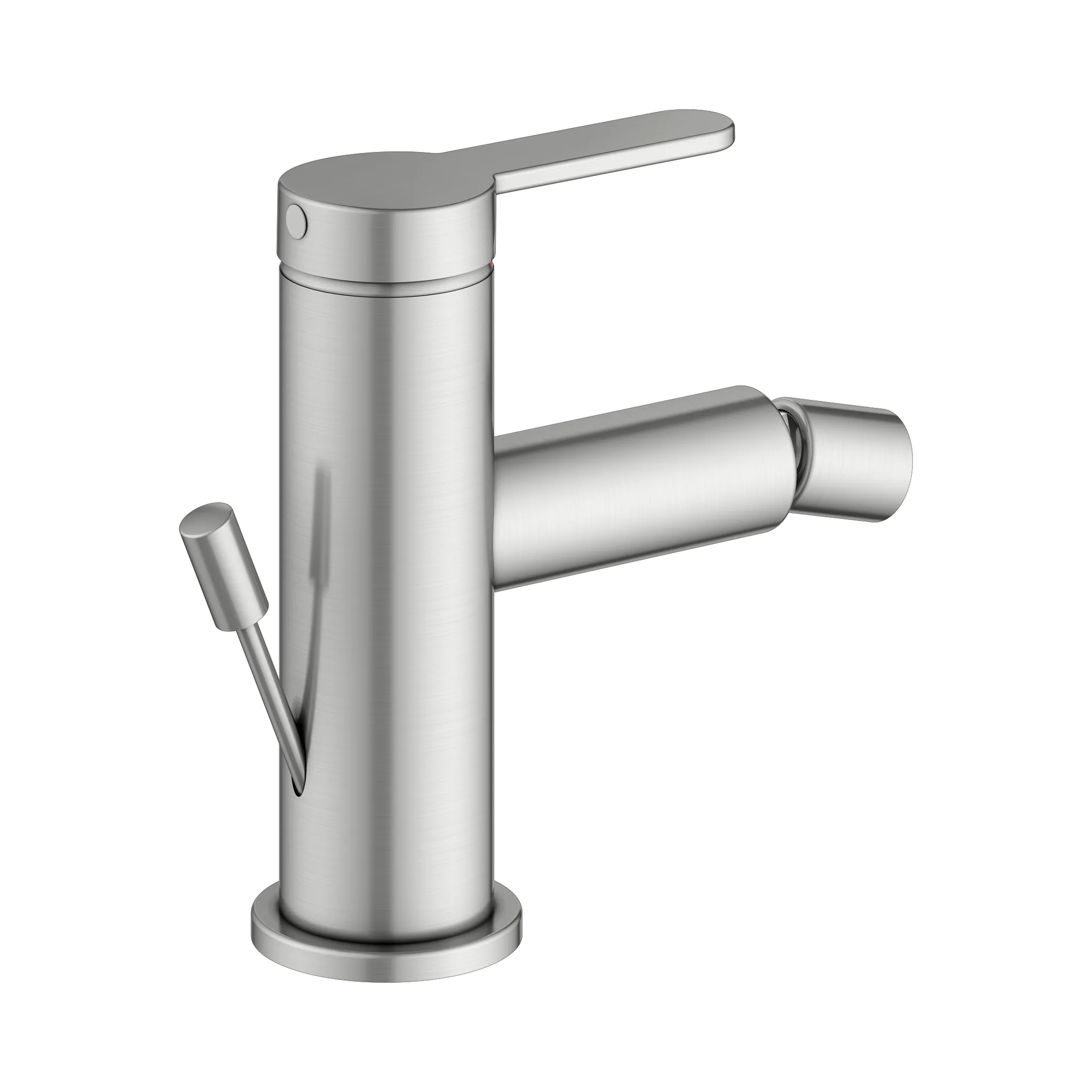 KEUCO IXMO Einhebel-Bidetmischer IXMO Flat mit Zugstangen-Ablaufgarnitur IXMO Flat, Rosette rund Edelstahl-finish KEUCO IXMO Einhebel-Bidetmischer IXMO Flat mit Zugstangen-Ablaufgarnitur IXMO Flat, Rosette rund Edelstahl-finish
