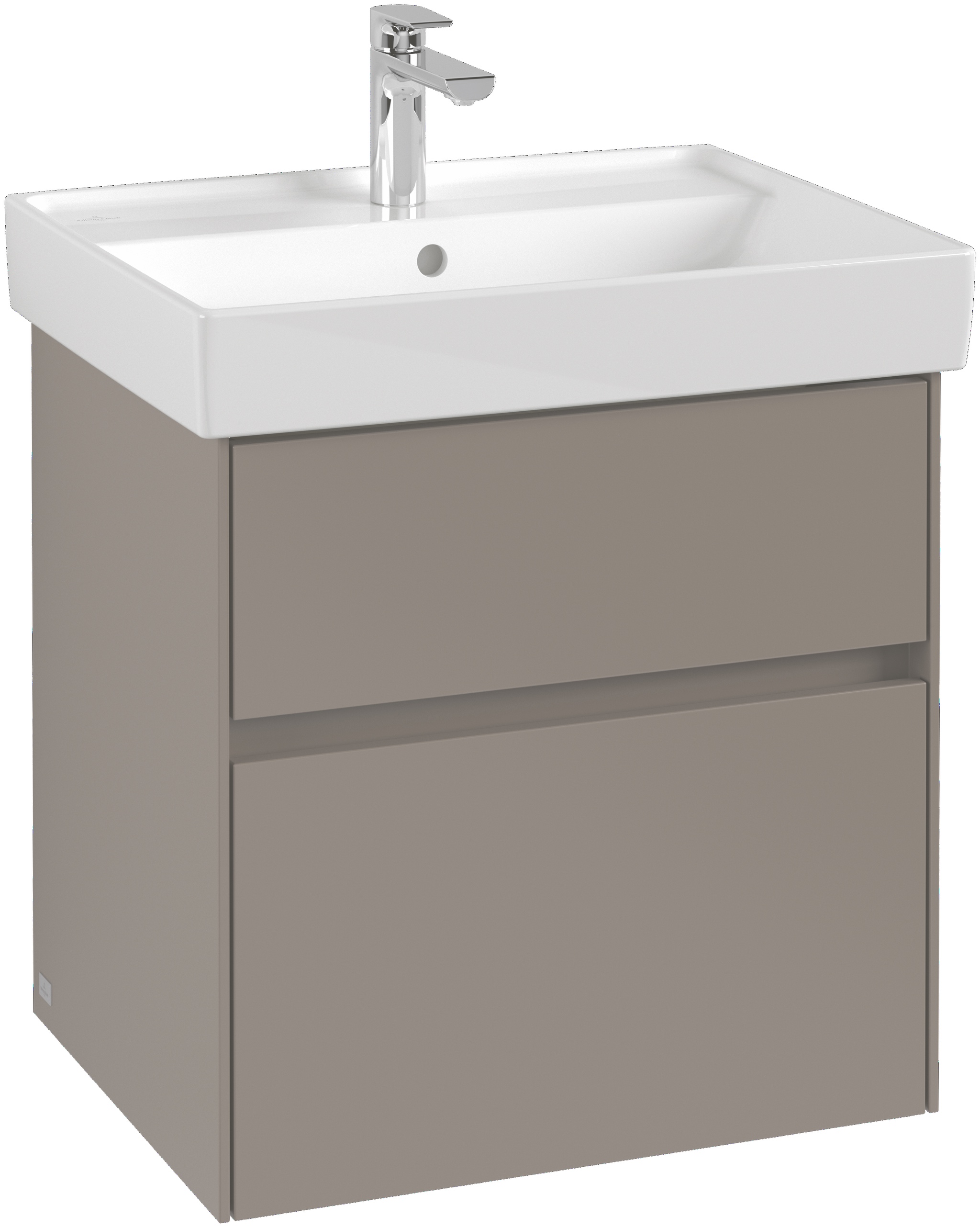 Villeroy & Boch Waschtischunterschrank „Collaro“ für Schrankwaschtisch 55,4 × 54,6 × 44,4 cm 2 Auszüge / Schubladen