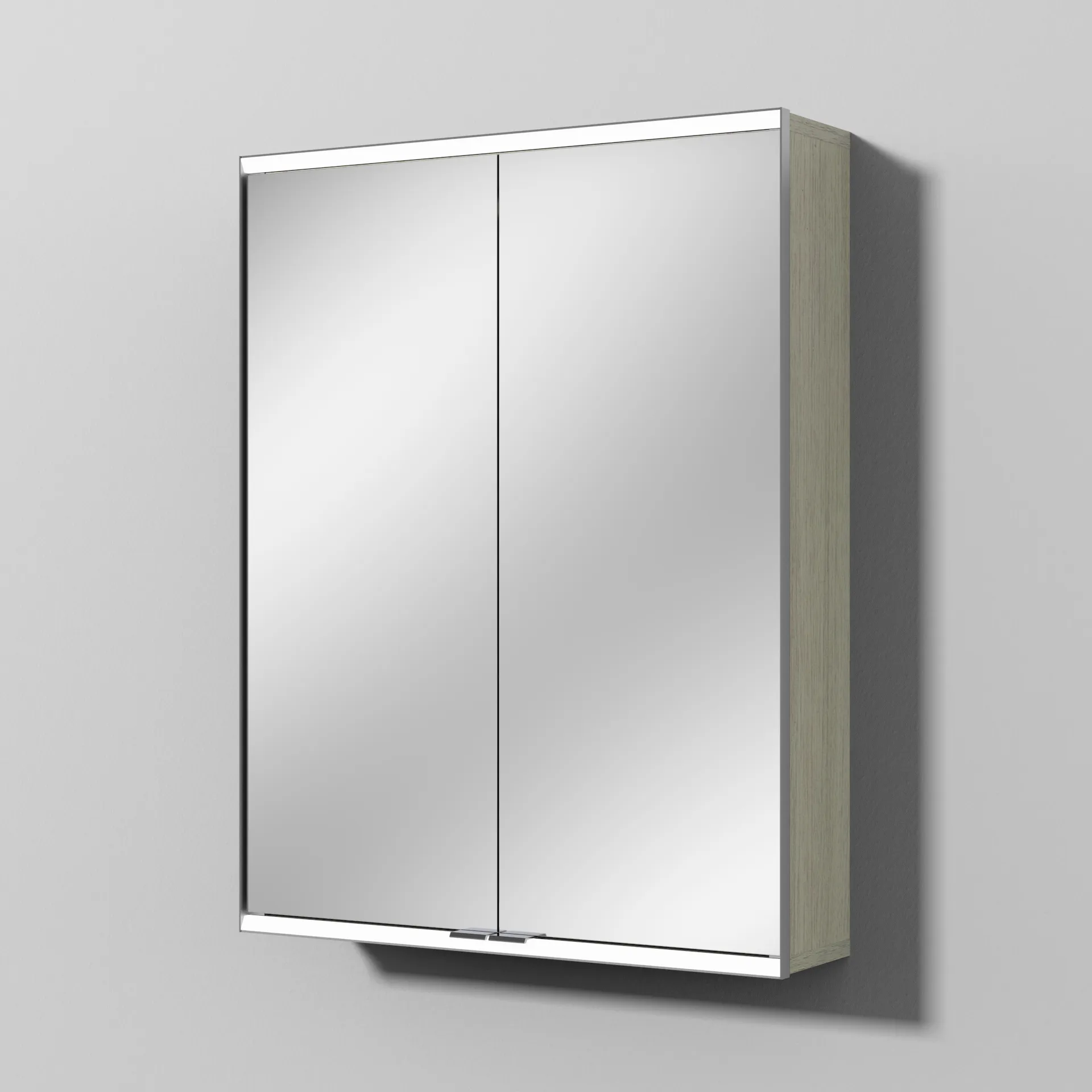Sanipa Spiegelschrank „Marie“ 608 × 785 × 157 mm in White Oak, ohne Spiegelheizung