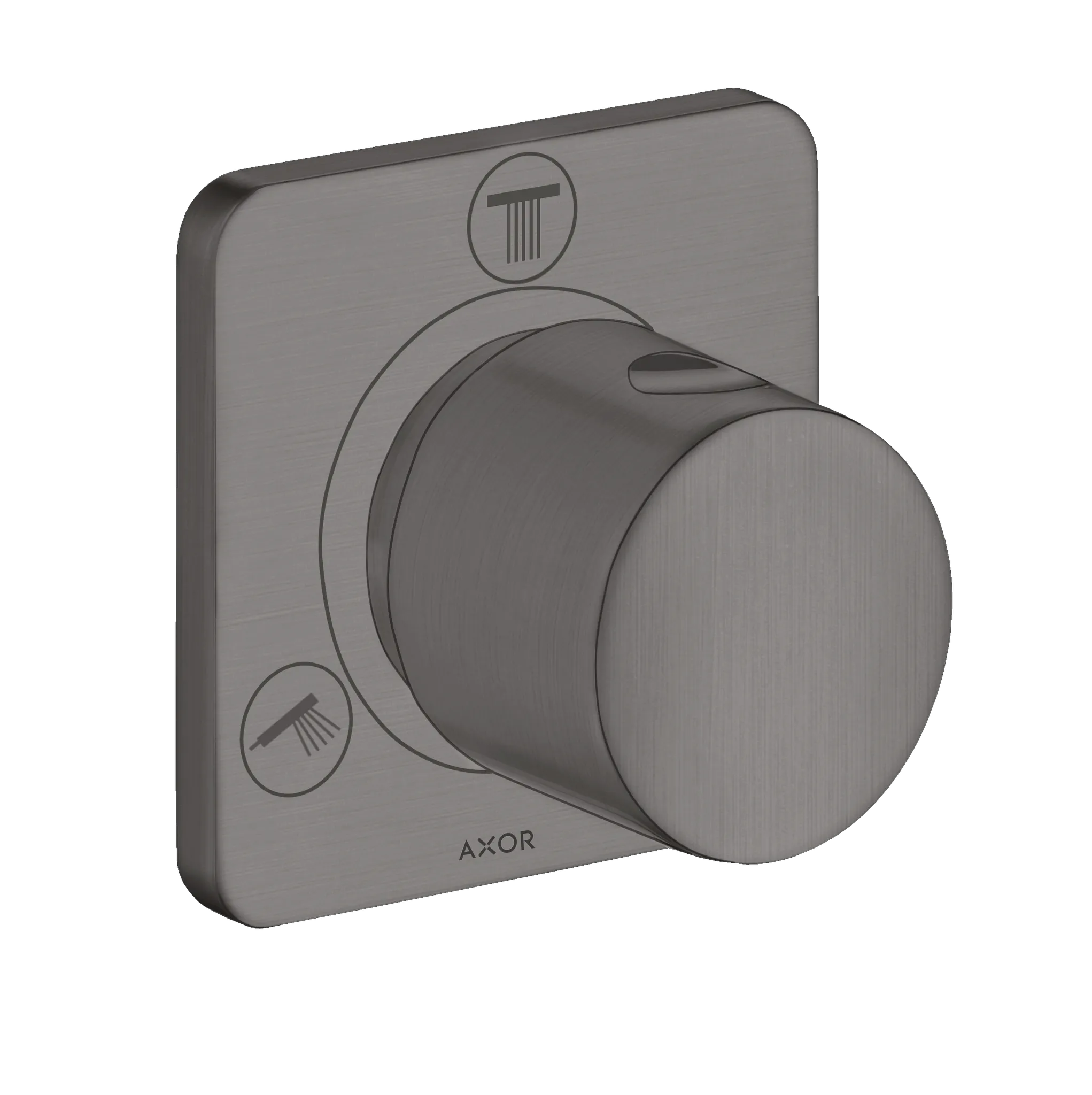 Hansgrohe AXOR Citterio M Ab- und Umstellventil Trio/ Quattro Unterputz, Brushed Black Chrome, DN20 Hansgrohe AXOR Citterio M Ab- und Umstellventil Trio/ Quattro Unterputz, Brushed Black Chrome, DN20