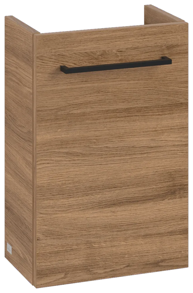 Villeroy & Boch Waschtischunterschrank mit Tür „Avento“ für Schrankwaschtisch 340 × 514 × 202 mm Kansas Oak, Anschlag rechts, Soft Closing, 1 Tür