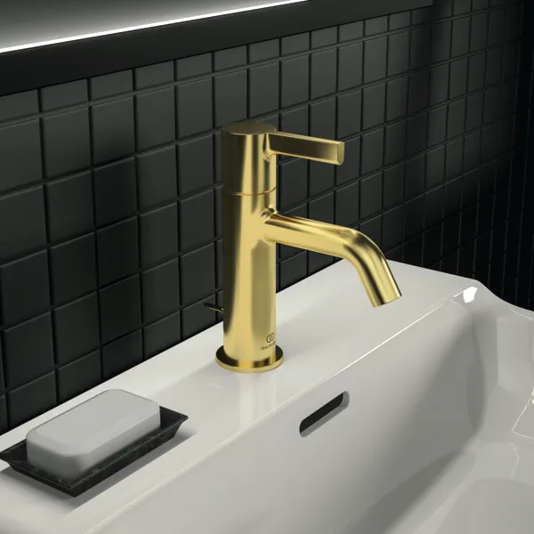 Ideal Standard Waschtischarmatur Joy Arm BC775A2 Brushed Gold Ideal Standard Waschtischarmatur Joy Arm BC775A2 Brushed Gold
