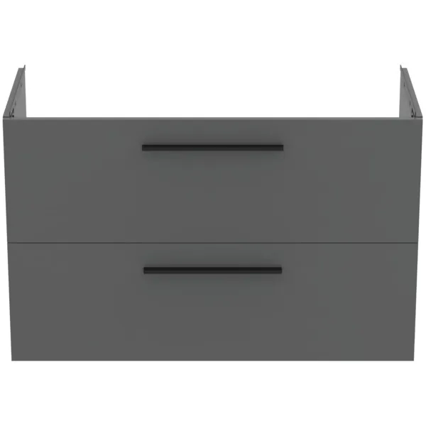 Ideal Standard i.life A Möbelwaschtischunterschrank 1000x440x630 mm Quarzgrau matt 2 Auszüge Softclose wandhängend Ideal Standard i.life A Möbelwaschtischunterschrank 1000x440x630 mm Quarzgrau matt 2 Auszüge Softclose wandhängend