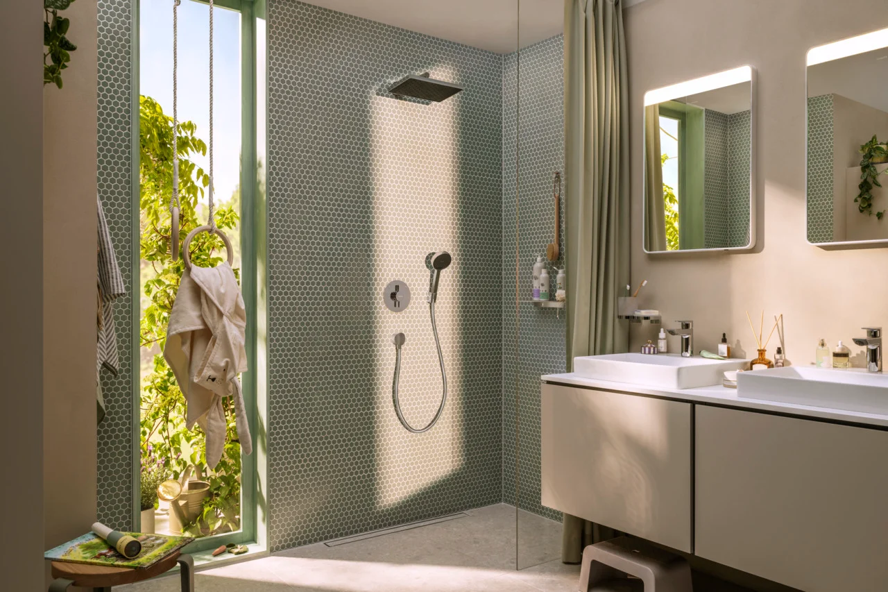 Activera Q Kopfbrause 290/180 1jet EcoSmart, Oberfläche: Chrom