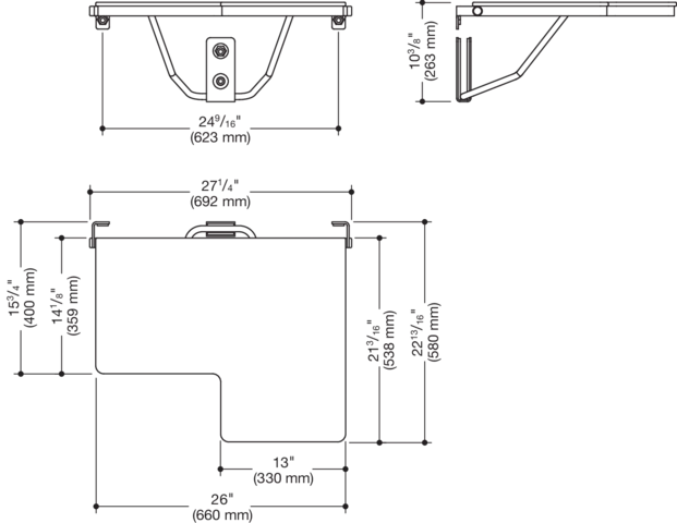 Duschklappsitz „System 900“