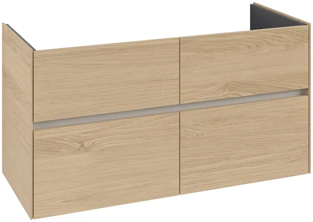 Villeroy & Boch Waschtischunterschrank „Collaro“ 1161 × 610 × 480 mm Nordic Oak, ohne Beleuchtung, für Becken mittig Villeroy & Boch Waschtischunterschrank „Collaro“ 1161 × 610 × 480 mm Nordic Oak, ohne Beleuchtung, für Becken mittig