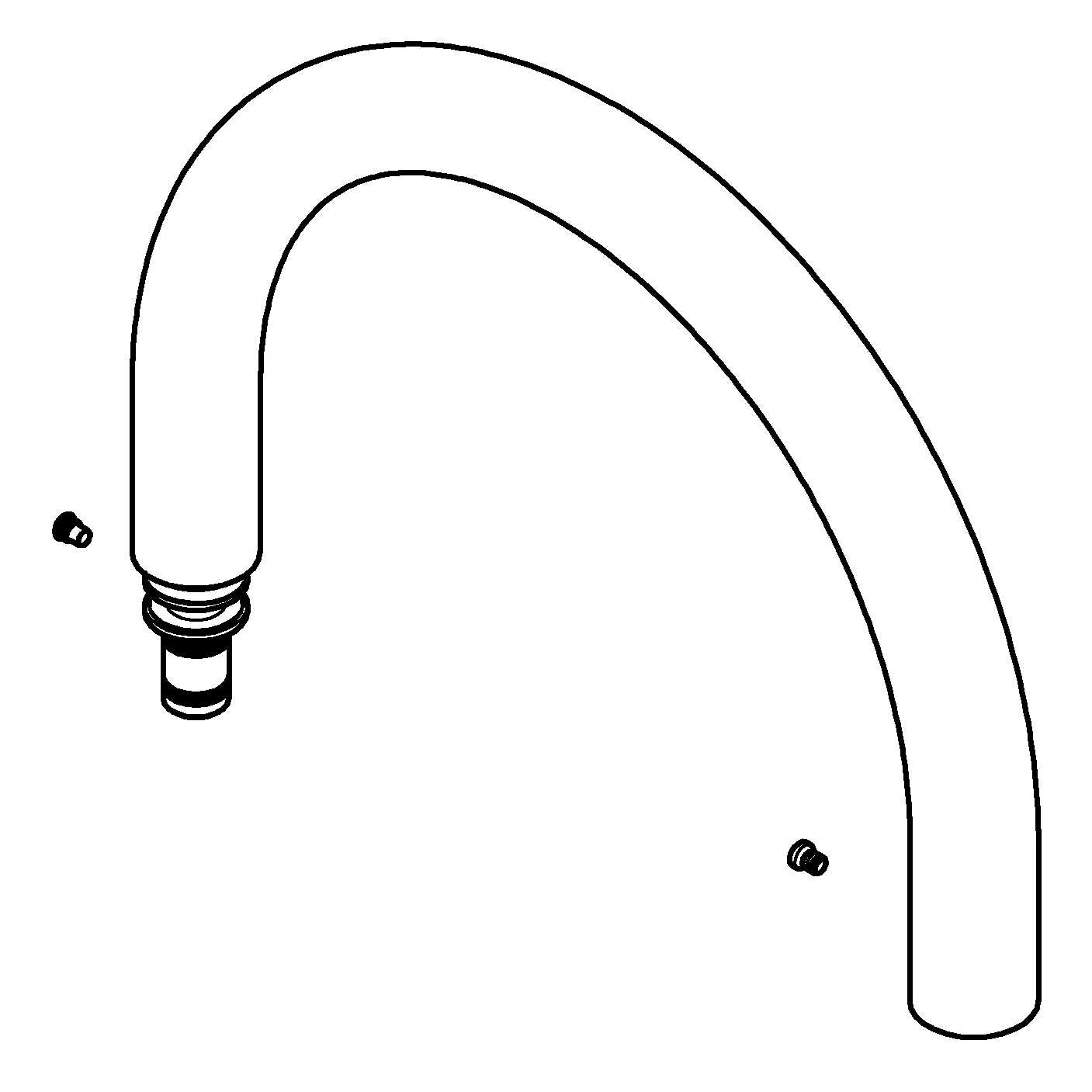 Grohe Schlauchauslauf GROHFlexx Küche 30321, Essence Küchenarmatur, gelb Grohe Schlauchauslauf GROHFlexx Küche 30321, Essence Küchenarmatur, gelb