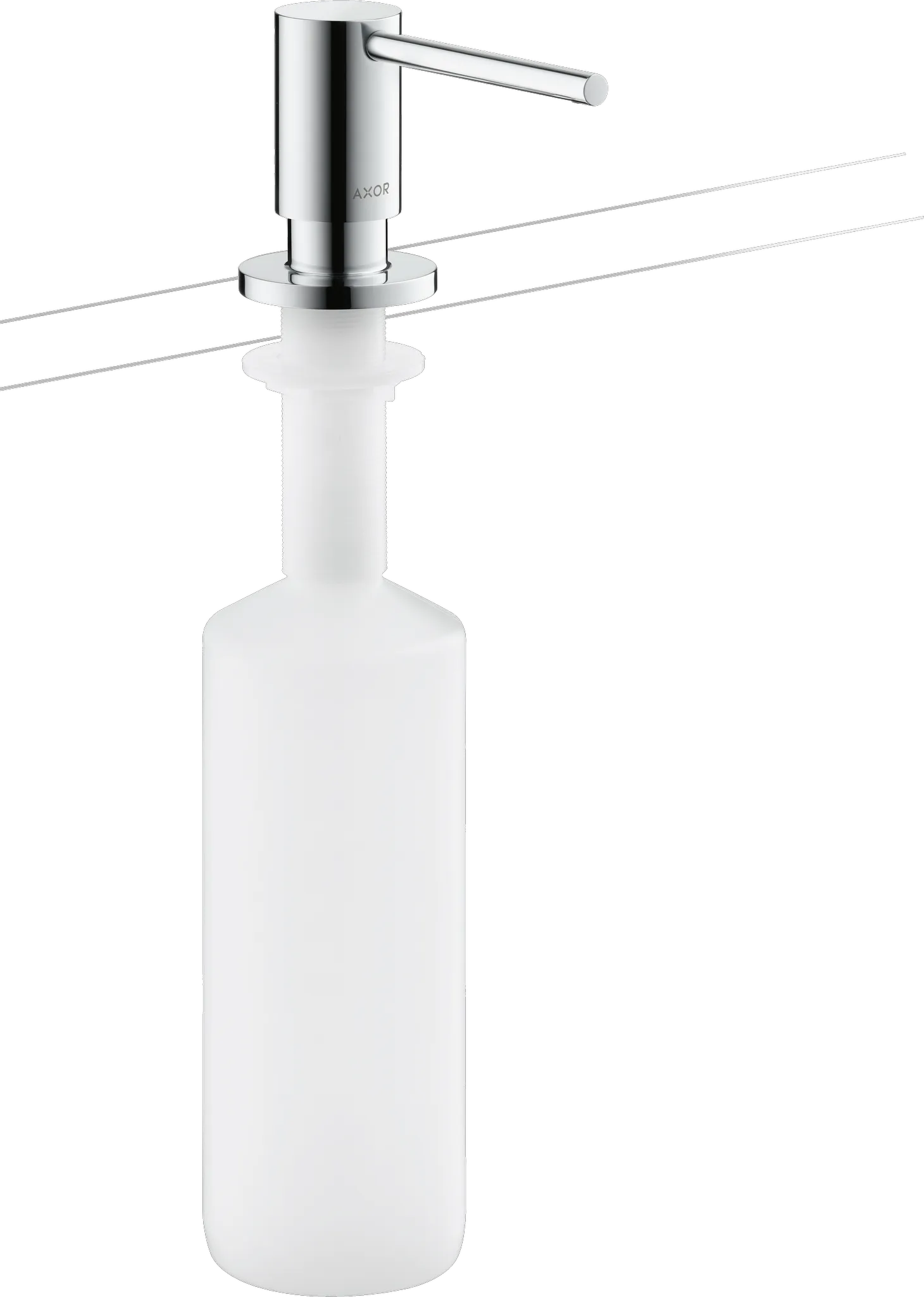 Hansgrohe AXOR Uno Spülmittel-/ Lotionspender, Chrom Hansgrohe AXOR Uno Spülmittel-/ Lotionspender, Chrom