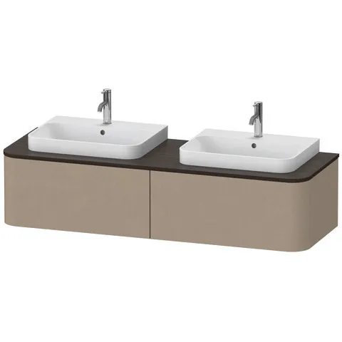 Duravit Waschtischunterschrank wandhängend „Happy D.2 Plus“ Leinen Duravit Waschtischunterschrank wandhängend „Happy D.2 Plus“ Leinen