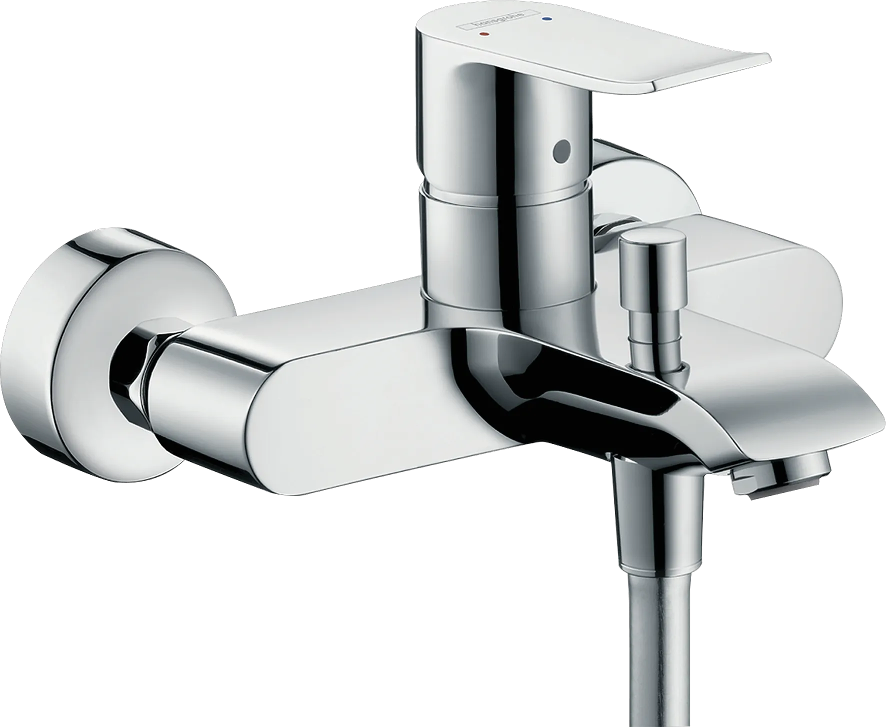 Hansgrohe Mischer Metris Einhebel-Wannenmischer Aufputz, Chrom Hansgrohe Mischer Metris Einhebel-Wannenmischer Aufputz, Chrom