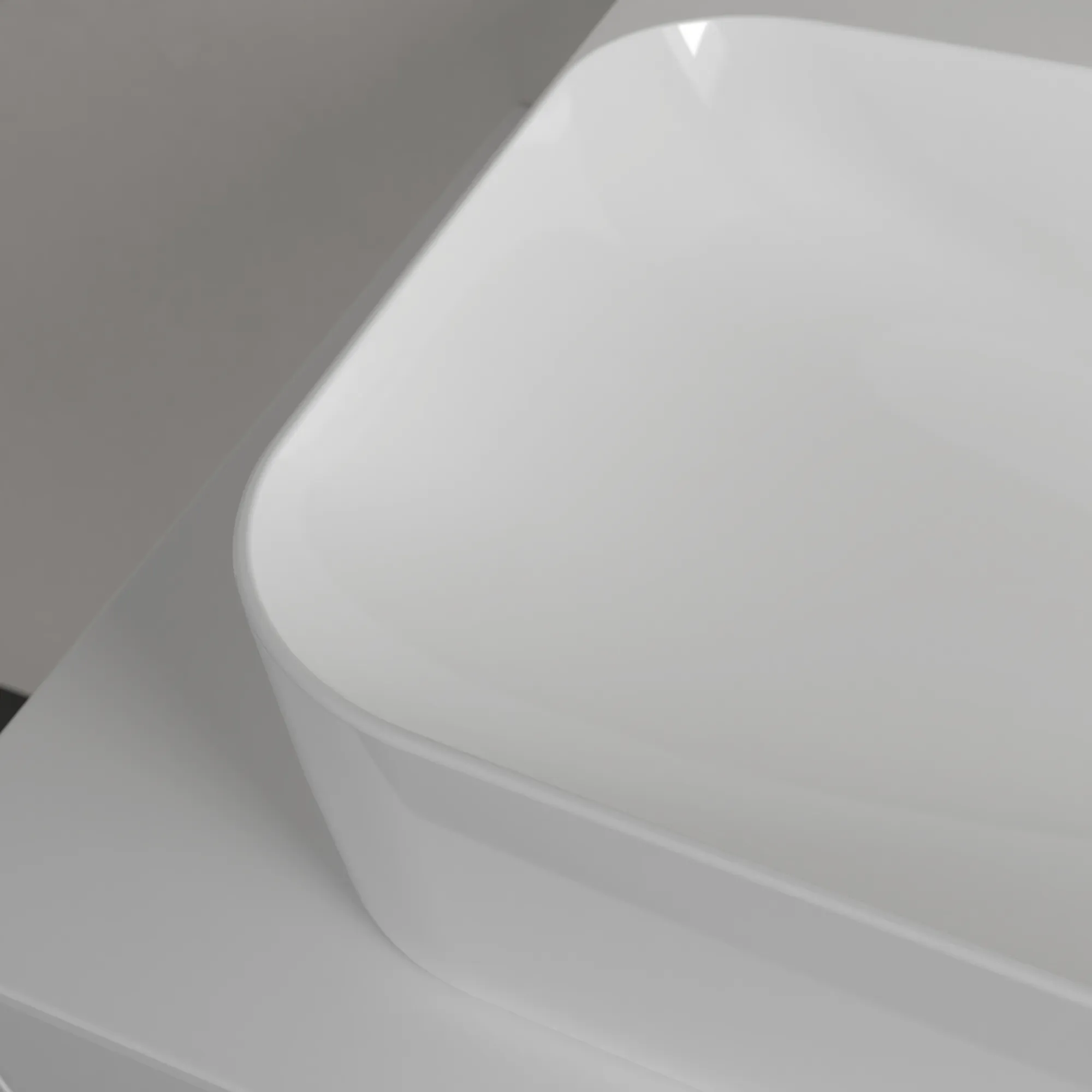 Villeroy & Boch Wandwaschtisch aus TitanCeram geschliffen „Finion“ 800 × 470 × 165 mm, mit Hahnlochbohrung, Hahnlochposition mittig in Weiß Alpin, mit CeramicPlus Villeroy & Boch Wandwaschtisch aus TitanCeram geschliffen „Finion“ 800 × 470 × 165 mm, mit Hahnlochbohrung, Hahnlochposition mittig in Weiß Alpin, mit CeramicPlus