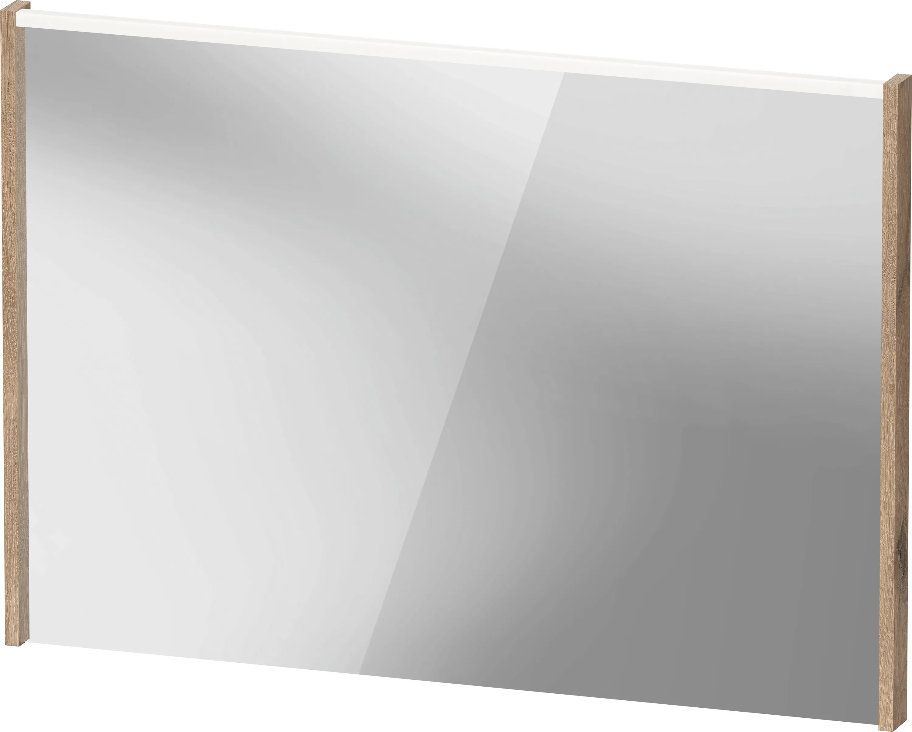 Duravit Spiegel mit LED-Beleuchtung „D-Code“ 100 × 70 cm in Eiche Marmoriert Duravit Spiegel mit LED-Beleuchtung „D-Code“ 100 × 70 cm in Eiche Marmoriert