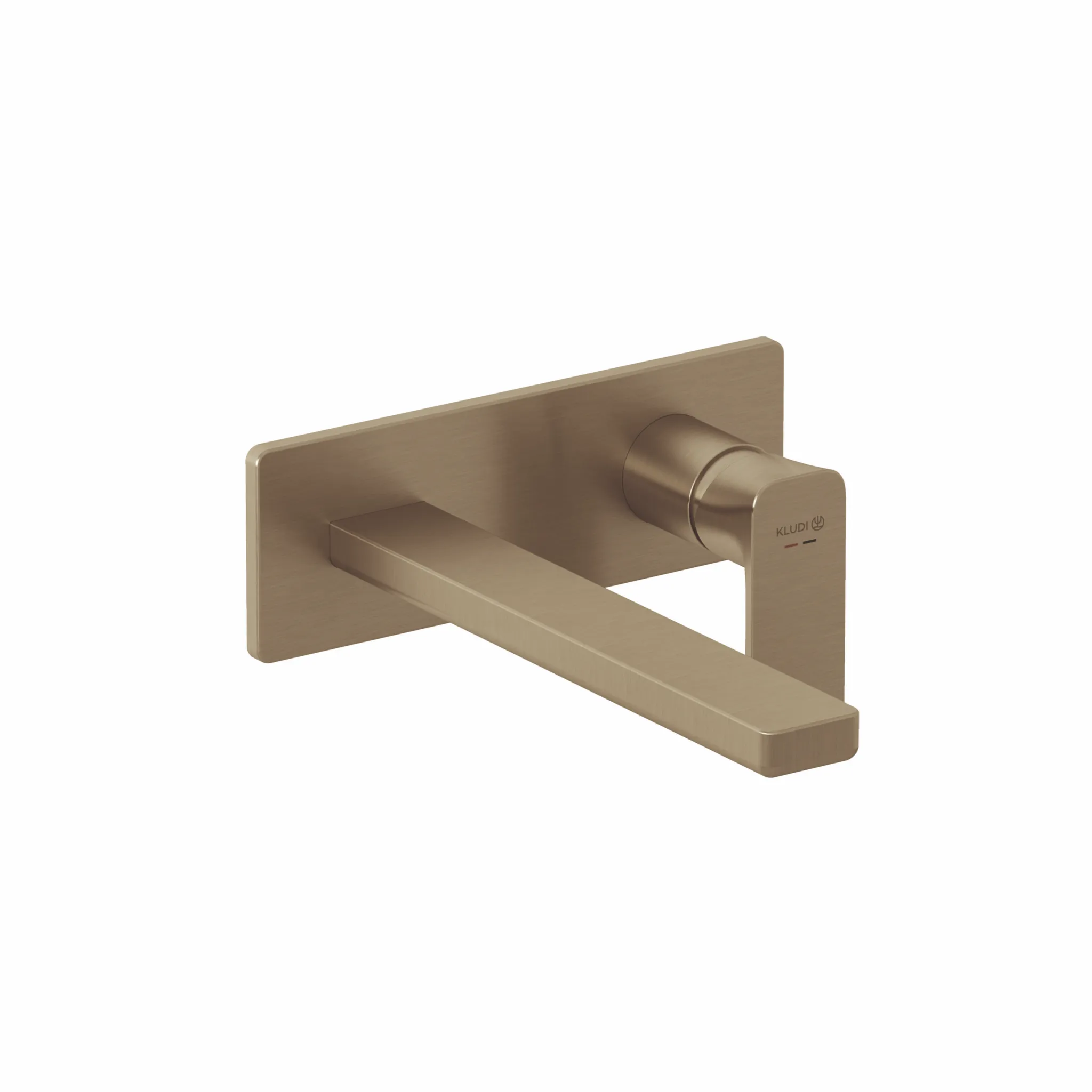 Kludi RENON 2-Loch-Wand-EHM 240 mm Feinbau-Set Brushed Bronze PVD - Unterputz-Waschtisch-Einhandmischer mit geschlossener Metallhebel und Strahlregler, Durchflussmenge 4,5 l/min Kludi RENON 2-Loch-Wand-EHM 240 mm Feinbau-Set Brushed Bronze PVD - Unterputz-Waschtisch-Einhandmischer mit geschlossener Metallhebel und Strahlregler, Durchflussmenge 4,5 l/min