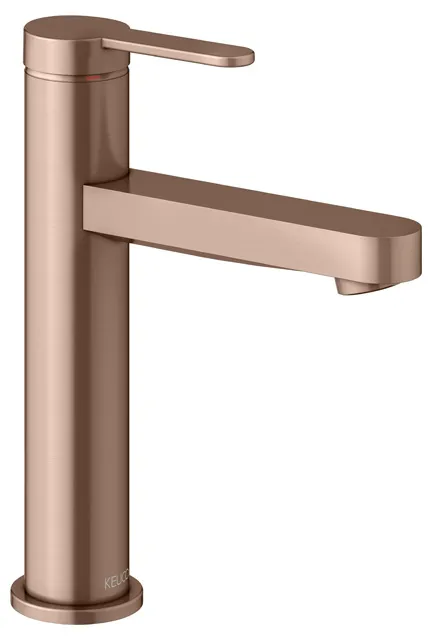 IXMO Einhebel-Waschtischmischer 130 IXMO Flat, Rosette rund Rotgold geb.