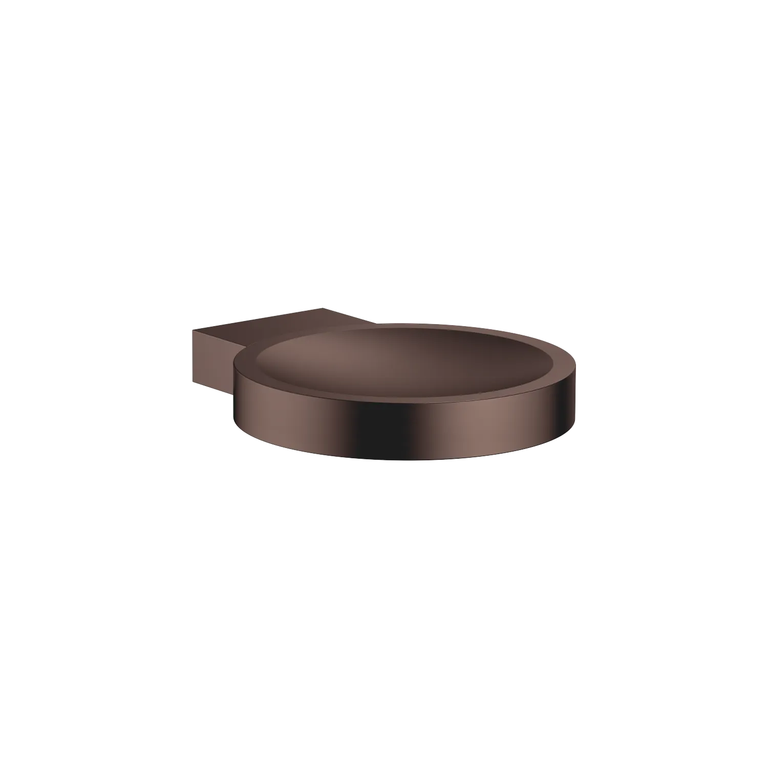 Dornbracht Seifenhalter Wandmodell SERIENNEUTRAL Dark Bronze gebürstet PVD, Breite 120 mm, Höhe 20 mm, Ausladung 145 mm