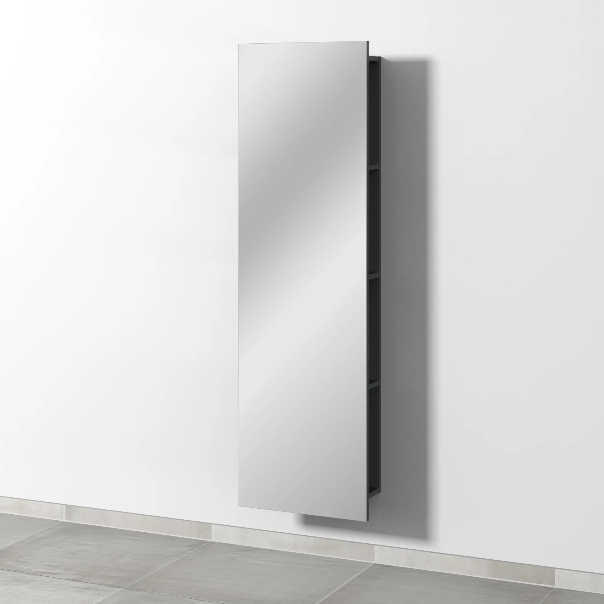 Sanipa Spiegelregal „3way“ 450 × 1500 × 222 mm in Anthrazit (matt) Sanipa Spiegelregal „3way“ 450 × 1500 × 222 mm in Anthrazit (matt)