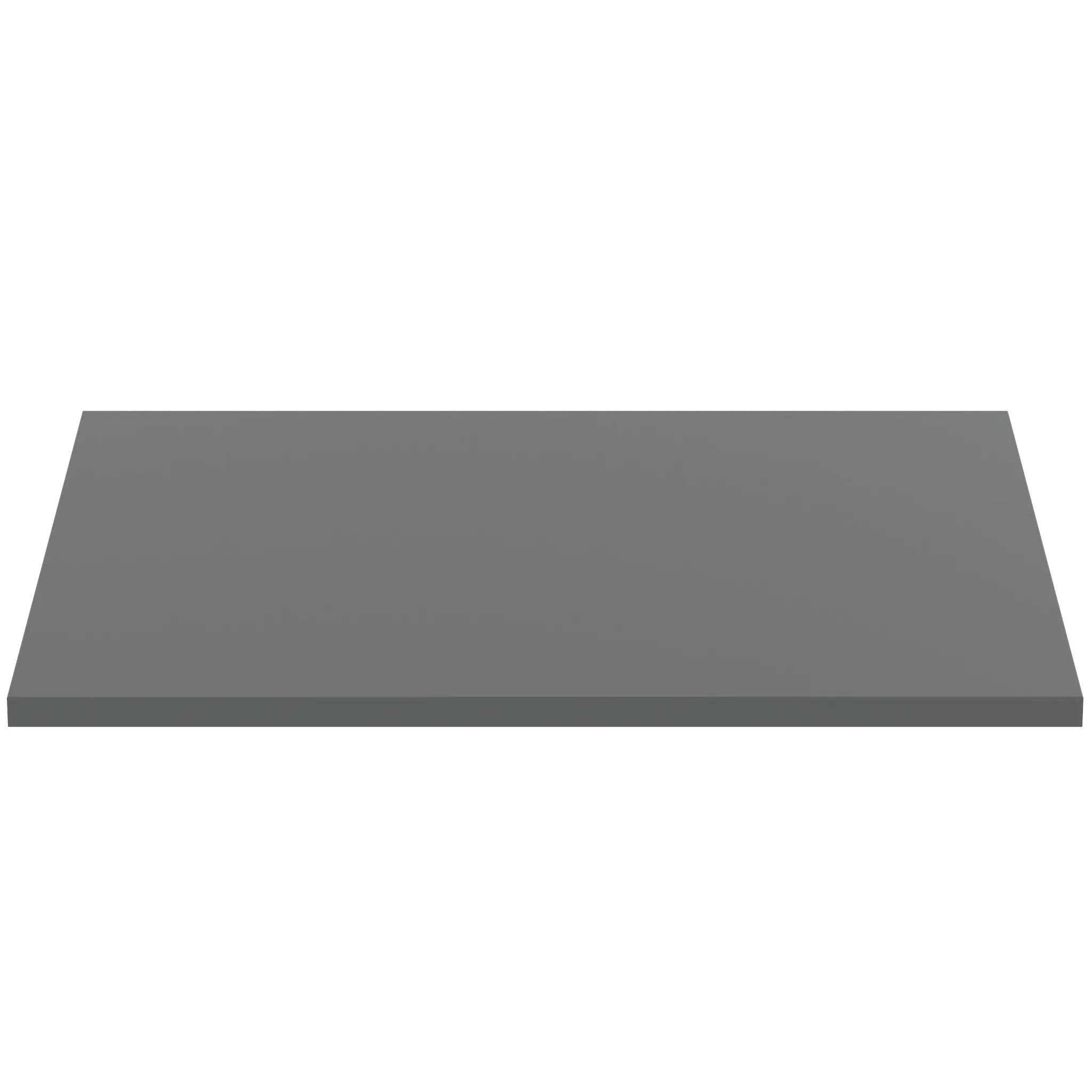 Waschtischplatte i.life B ohne Ausschnitt 602x506x18mm Weiß matt
