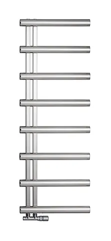 Zehnder Design-Heizkörper „Chime“ für Warmwasser-Zentralheizung mit 50 mm-Seitenanschluss 50 × 138 cm in Messing (gebürstet)