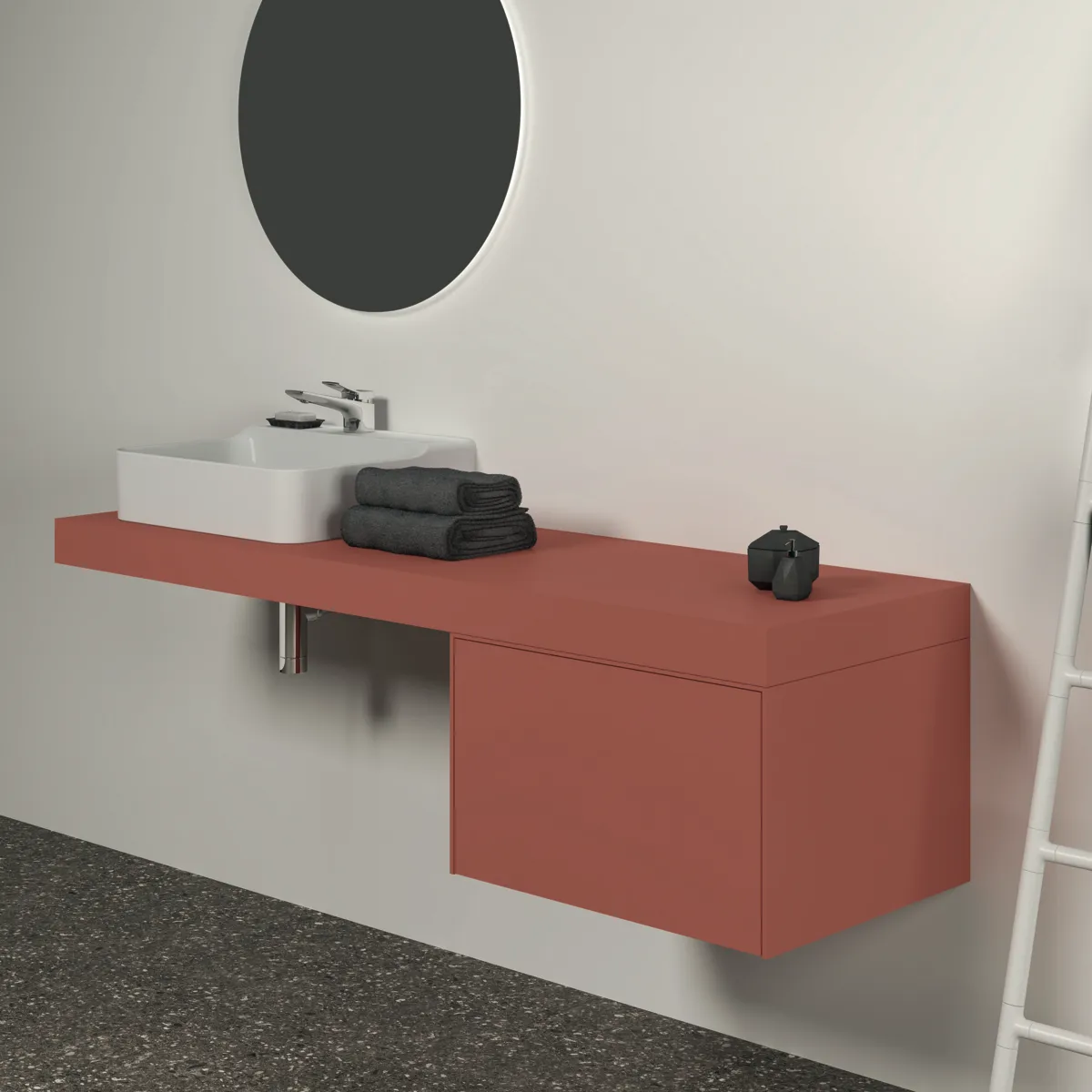 Ideal Standard Konsole Conca, 1600x505x80mm, Sunset