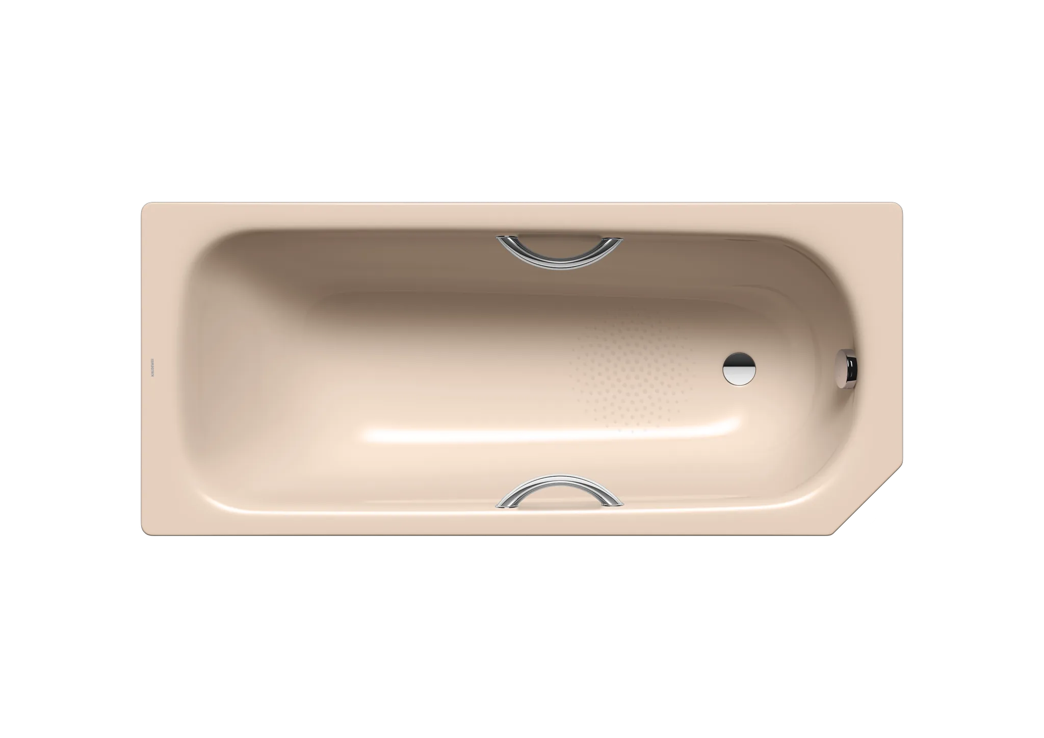 Kaldewei Badewanne „Saniform V4“ Star fünfeck rechteck 160 × 70 cm, mit Grifflochbohrungen in bahamabeige