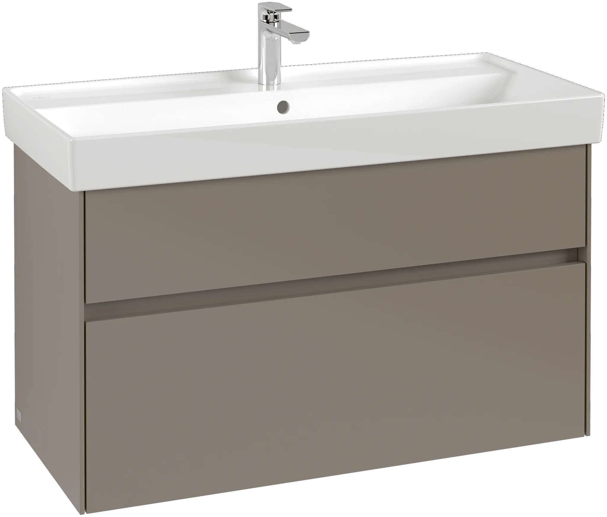 Villeroy & Boch Waschtischunterschrank „Collaro“ 954 × 546 × 444 mm White Oak, für Becken mittig, ohne Beleuchtung
