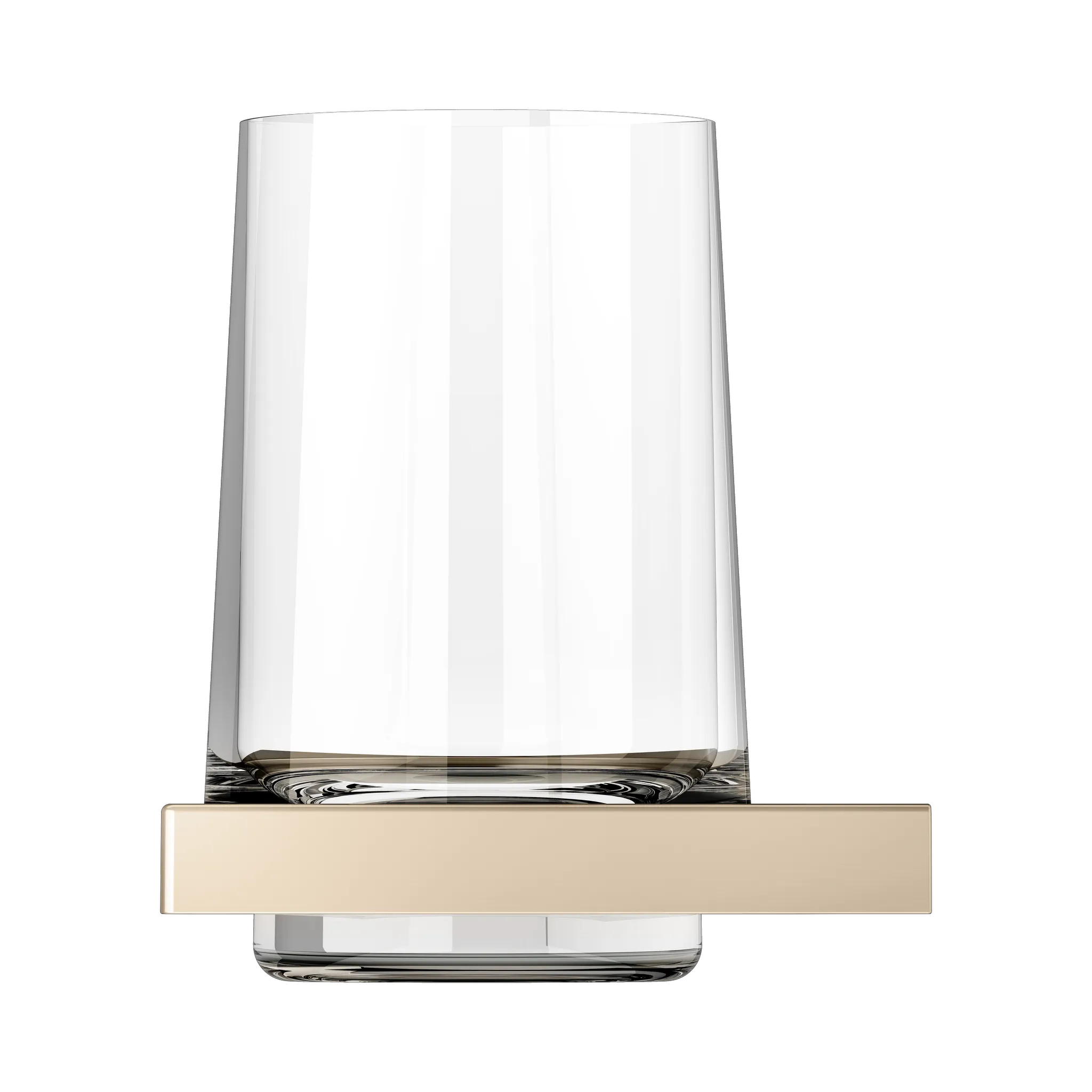 KEUCO EDITION 11 Glashalter mit Echtkristall-Glas Bronze gebürstet KEUCO EDITION 11 Glashalter mit Echtkristall-Glas Bronze gebürstet