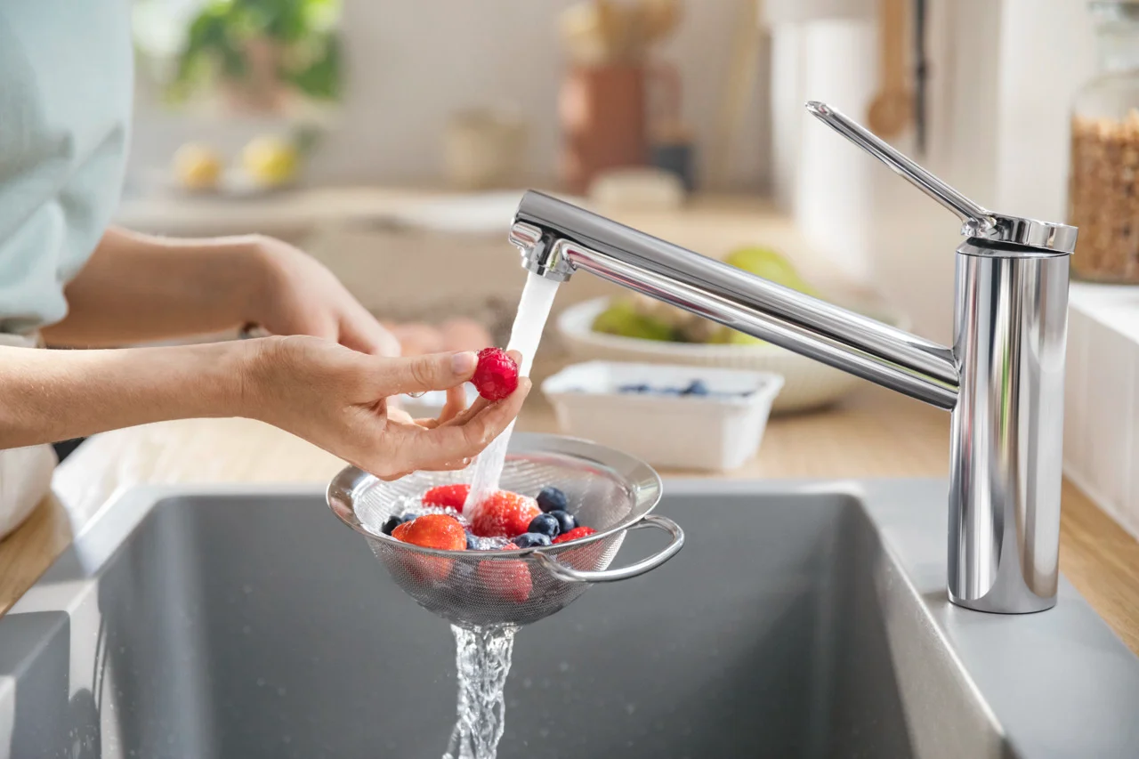 Hansgrohe Einbauspüle S51, Serie S510-F450, Betongrau, 540 x 490 mm, Beckentiefe 190 mm Hansgrohe Einbauspüle S51, Serie S510-F450, Betongrau, 540 x 490 mm, Beckentiefe 190 mm