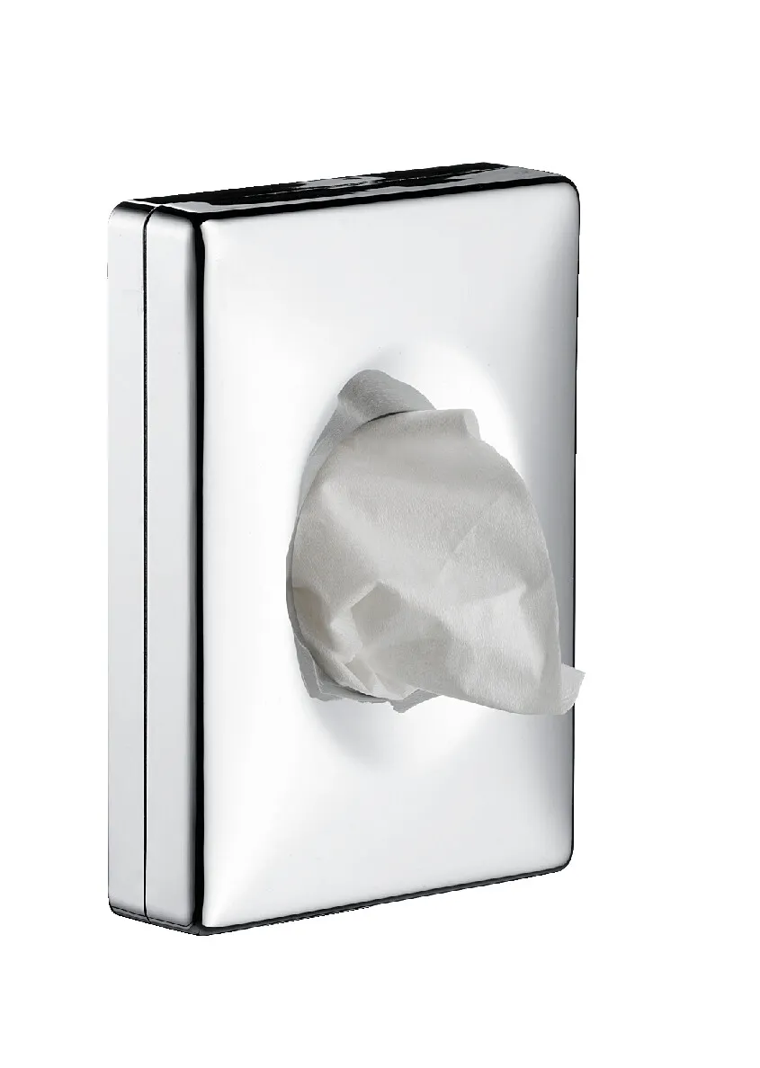 emco Papierhalter „system 2“ 13,5 × 2,7 × 9,5 cm in chrom, Befestigung verdeckt emco Papierhalter „system 2“ 13,5 × 2,7 × 9,5 cm in chrom, Befestigung verdeckt