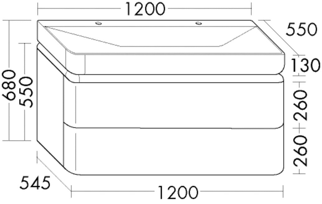 burgbad Badmöbelset „b:me“ 120 × 68 × 55 cm in Perlgrau Solid Matt burgbad Badmöbelset „b:me“ 120 × 68 × 55 cm in Perlgrau Solid Matt