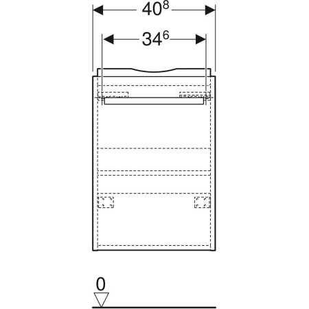 Geberit Waschtischunterschrank „Renova Compact“ Geberit Waschtischunterschrank „Renova Compact“