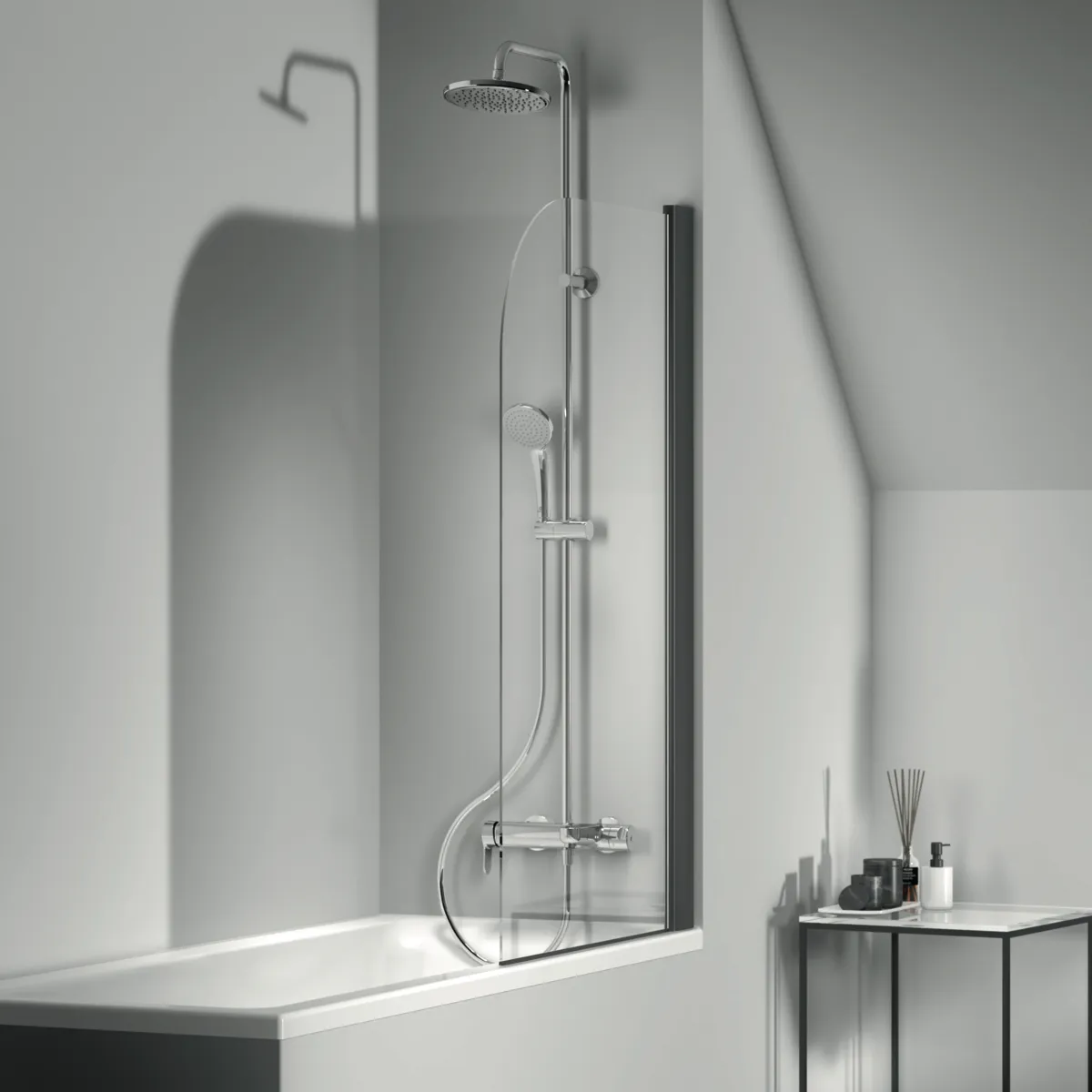 Ideal Standard Duschsystem Cerafine O mit Badearmatur Chrom Ideal Standard Duschsystem Cerafine O mit Badearmatur Chrom