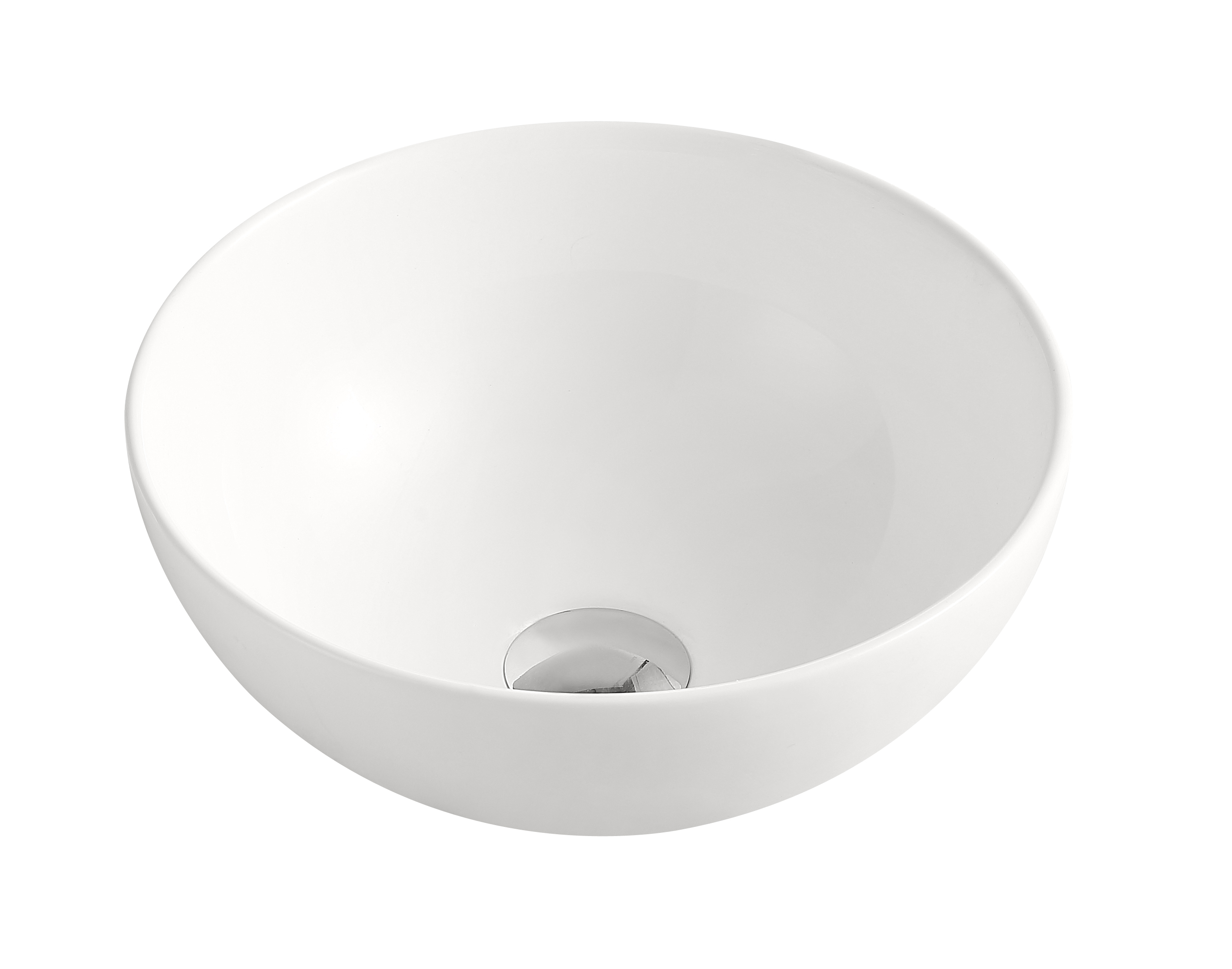 Aufsatzwaschtisch AqvaCeramica "SlimRim" - Durchmesser 325 mm - Höhe 140 mm - ohne Überlauf - weiß Aufsatzwaschtisch AqvaCeramica "SlimRim" - Durchmesser 325 mm - Höhe 140 mm - ohne Überlauf - weiß