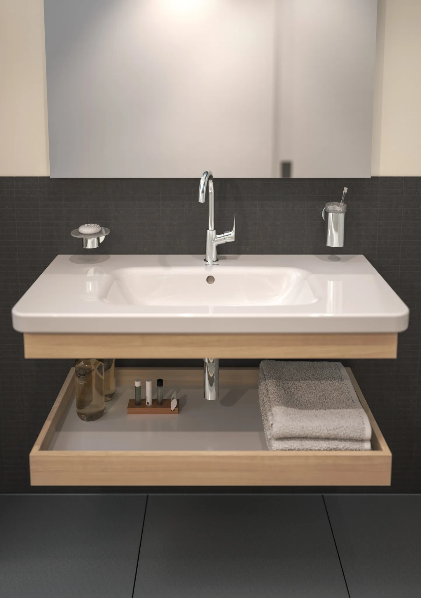 Hansgrohe Logis Einhebel-Waschtischmischer 210 mit Schwenkauslauf, Chrom Hansgrohe Logis Einhebel-Waschtischmischer 210 mit Schwenkauslauf, Chrom