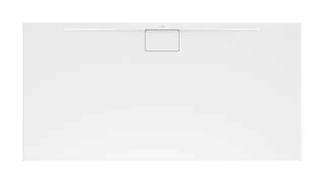 Villeroy & Boch rechteck Duschwanne „Architectura MetalRim“ 160 × 90 cm ohne Oberflächenbeschichtung, in Weiß Alpin