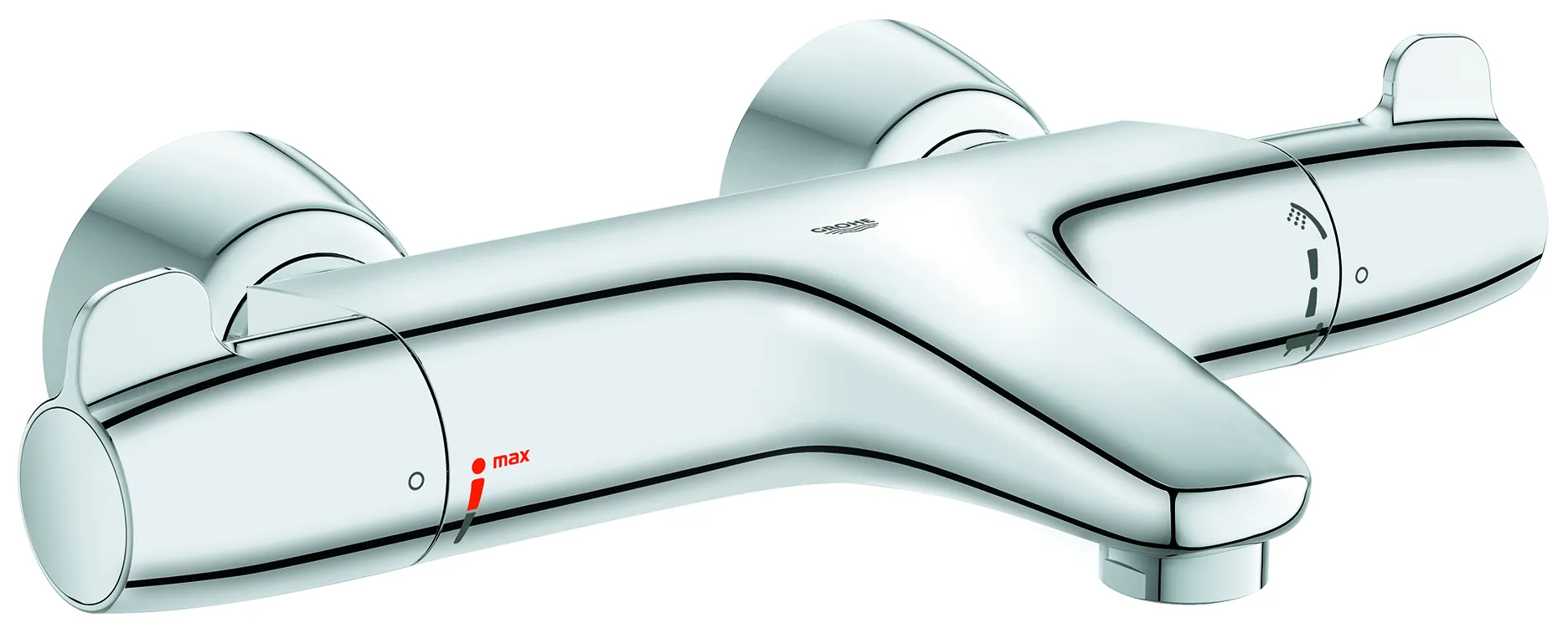 Thermostat-Wannenbatterie Grohtherm Special 34665, Wandmontage, chrom Thermostat-Wannenbatterie Grohtherm Special 34665, Wandmontage, chrom