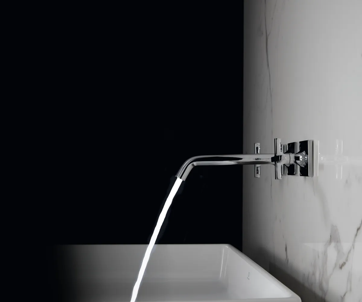 Ideal Standard Wand-Waschtischarmatur Joy Neo Ausladung 209mm Kreuzgriffe Chrom Ideal Standard Wand-Waschtischarmatur Joy Neo Ausladung 209mm Kreuzgriffe Chrom