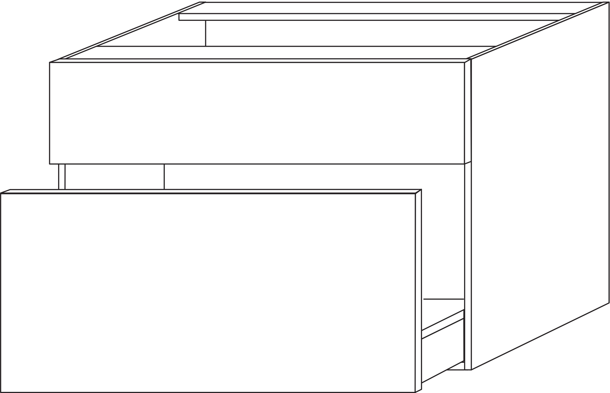 Sanipa Unterschrank „2morrow“ 700 × 510 × 520 mm in Anthrazit (matt) Sanipa Unterschrank „2morrow“ 700 × 510 × 520 mm in Anthrazit (matt)